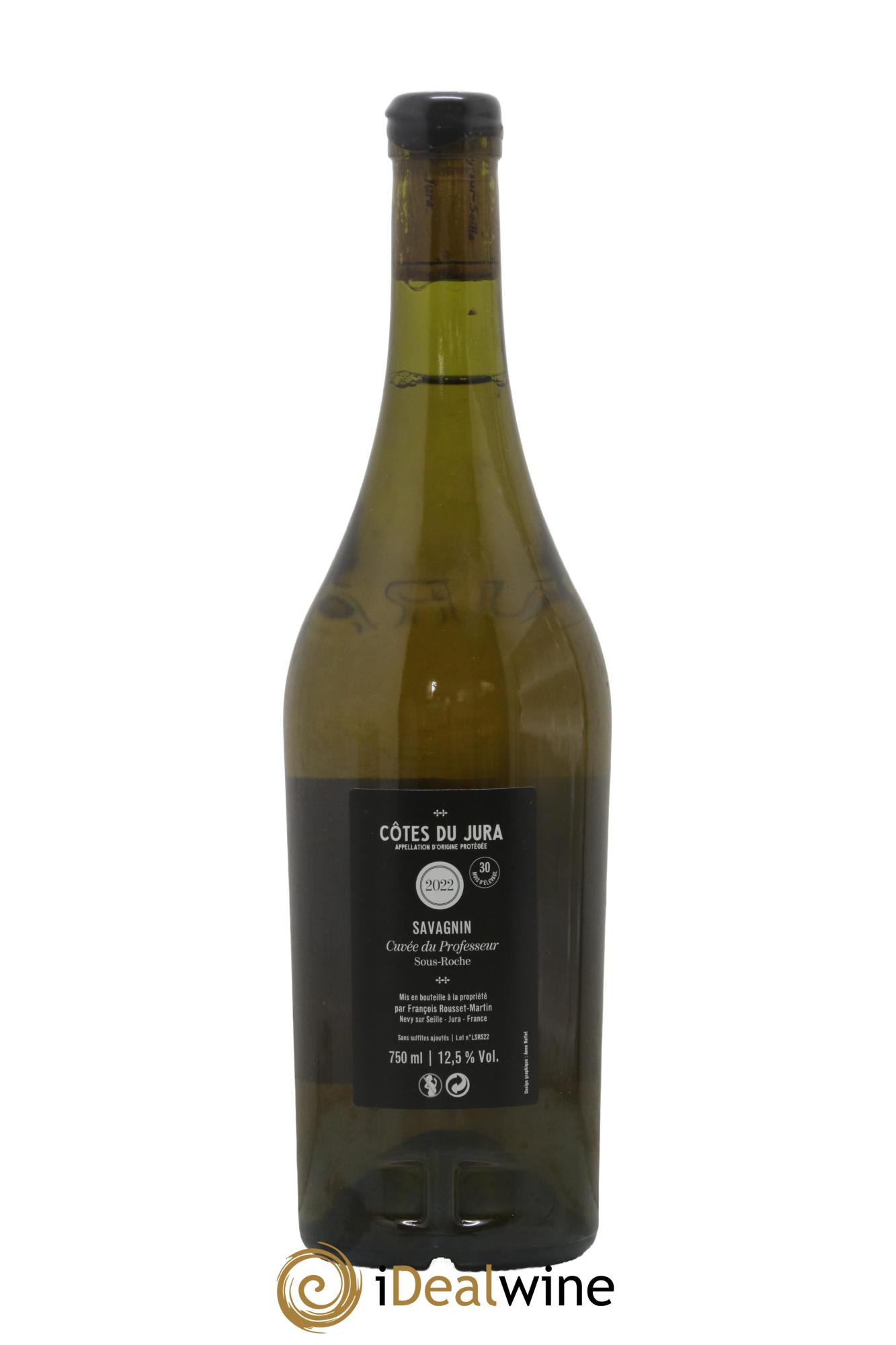 Côtes du Jura Cuvée Professeur Sous-Roche François Rousset Martin 2022 - Lotto di 1 bottiglia - 1