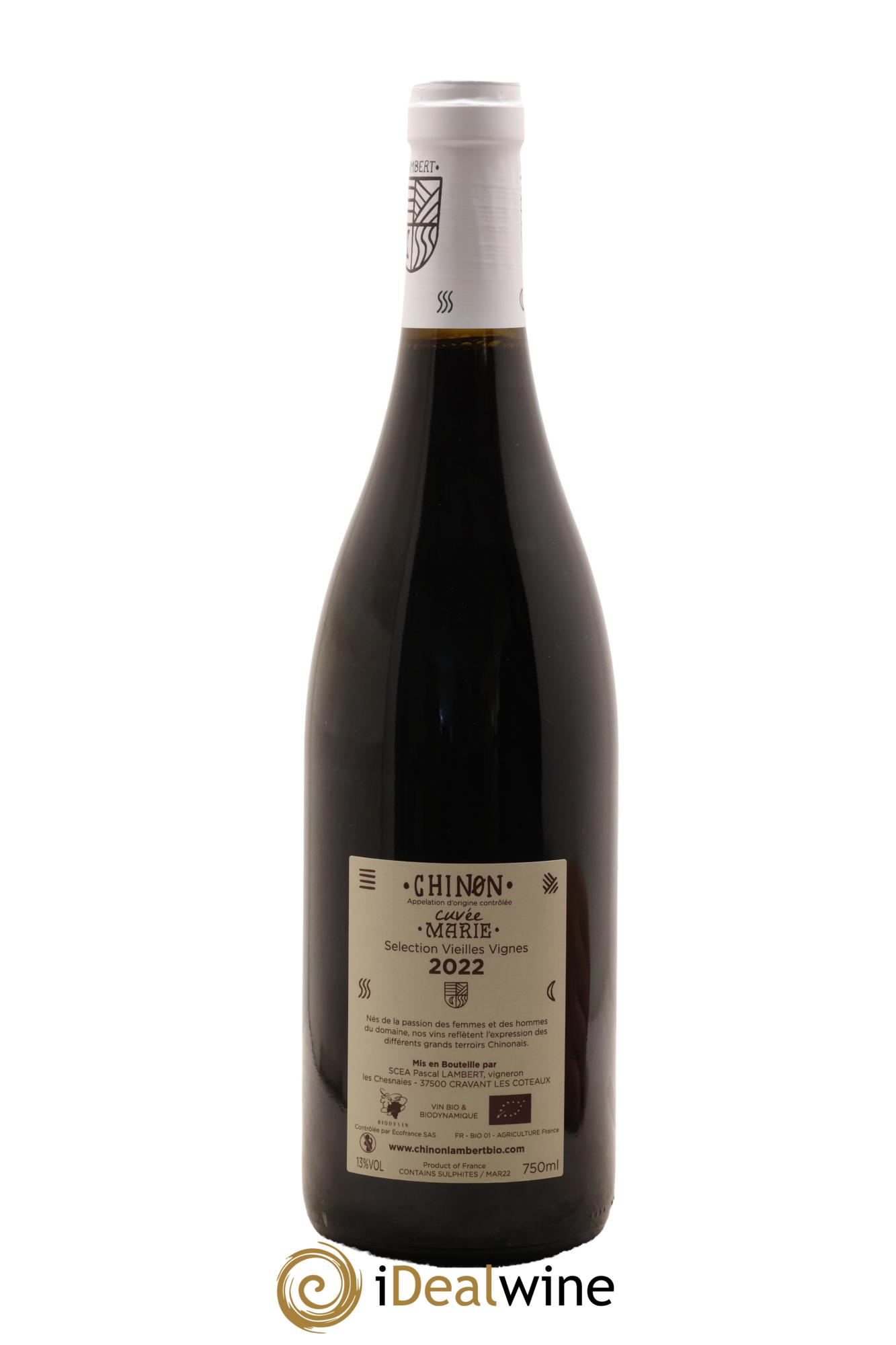 Chinon Cuvée Marie Domaine Lambert 2022 - Lotto di 1 bottiglia - 1