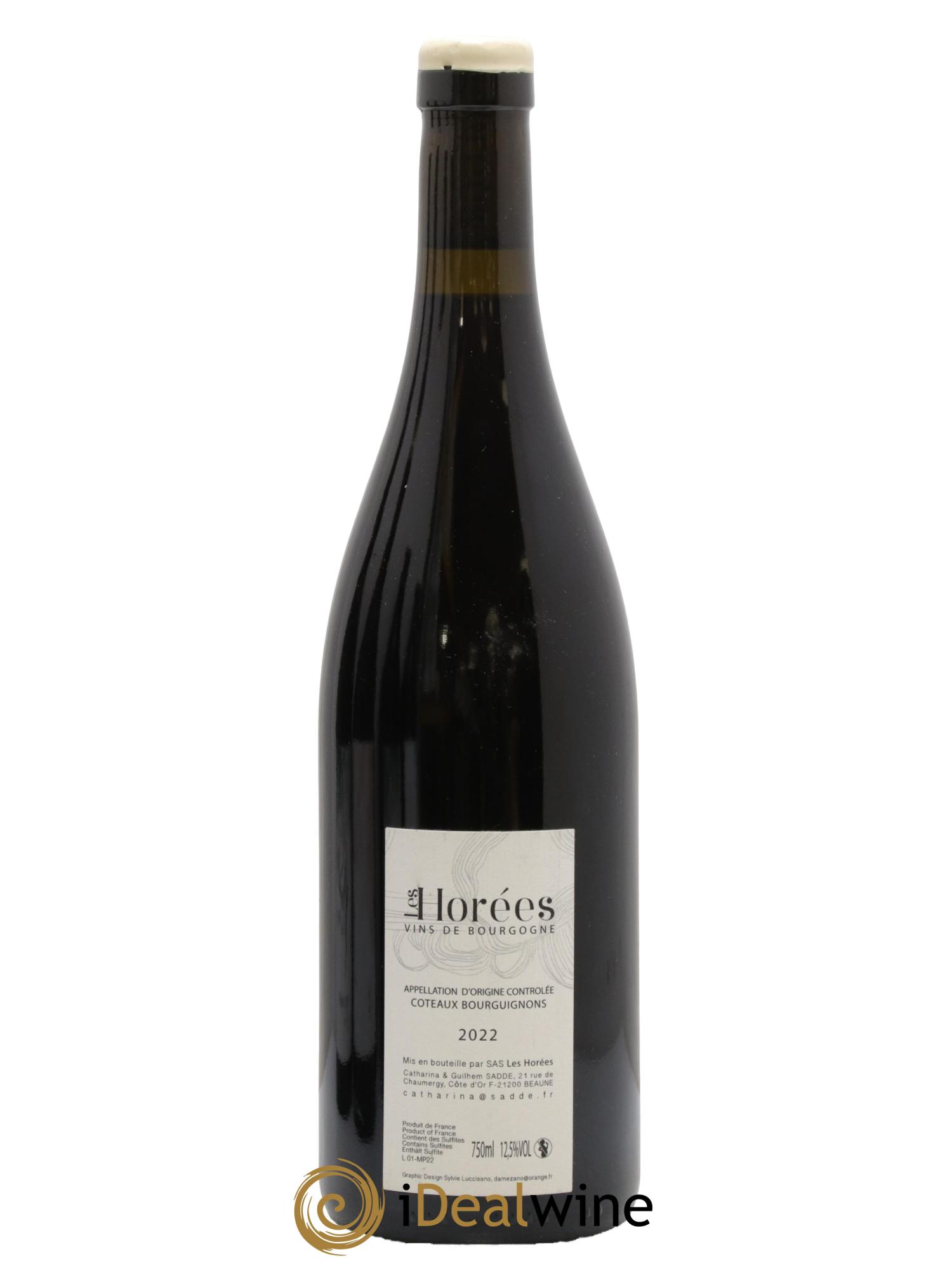 Côteaux Bourguignons Mon Poulain Les Horées 2022 - Lot de 1 bouteille - 1