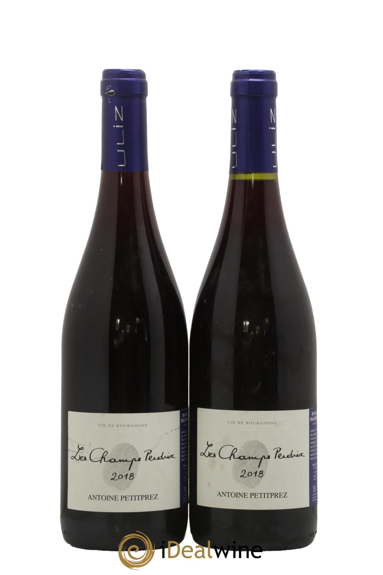 Hautes-Côtes de Nuits Les Champs Perdrix Antoine Petitprez 2018 - Lot de 2 bouteilles - 0