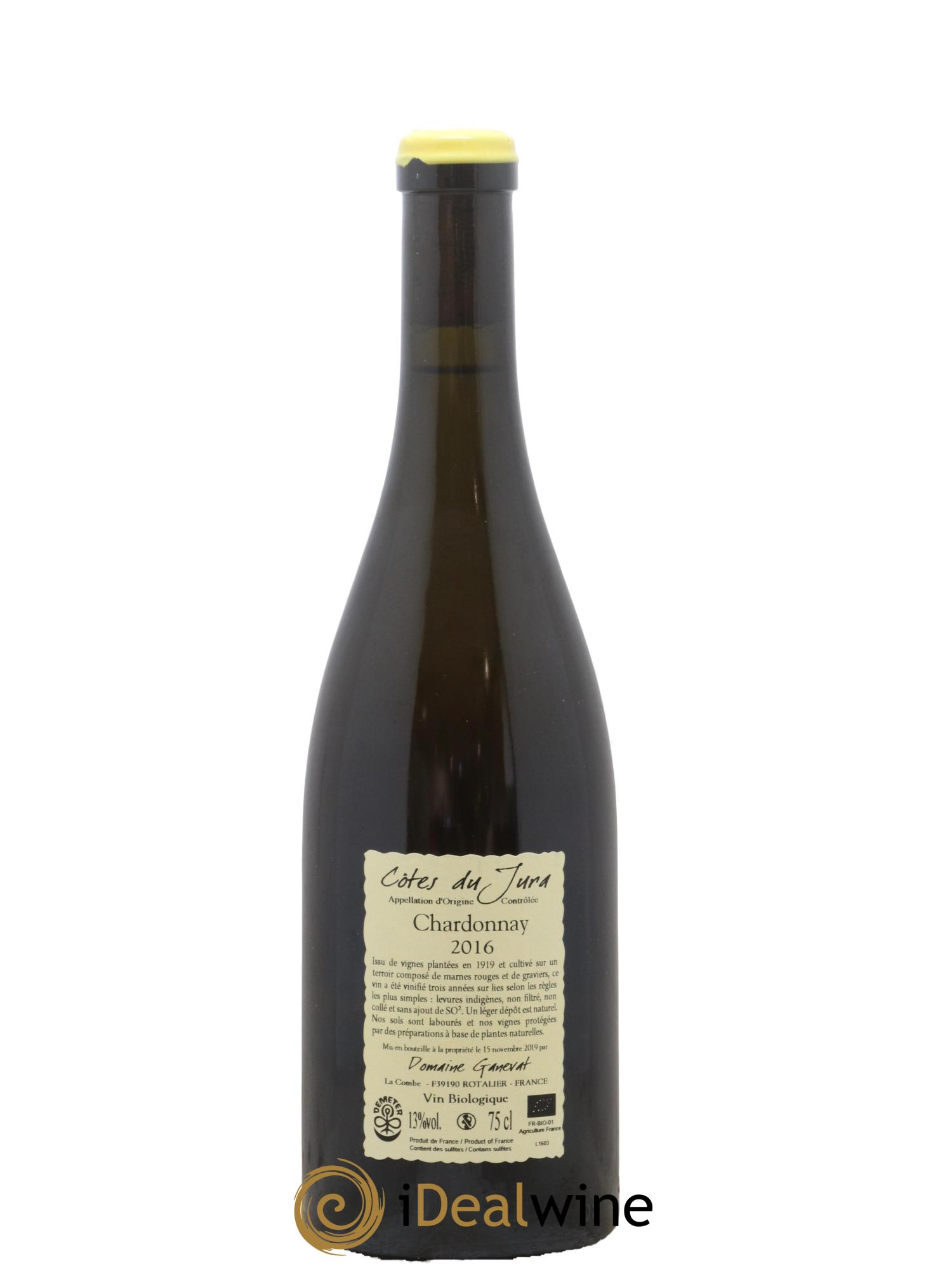 Côtes du Jura Les Grands Teppes Vieilles Vignes Jean-François Ganevat (Domaine) 2016 - Lot de 1 bouteille - 1