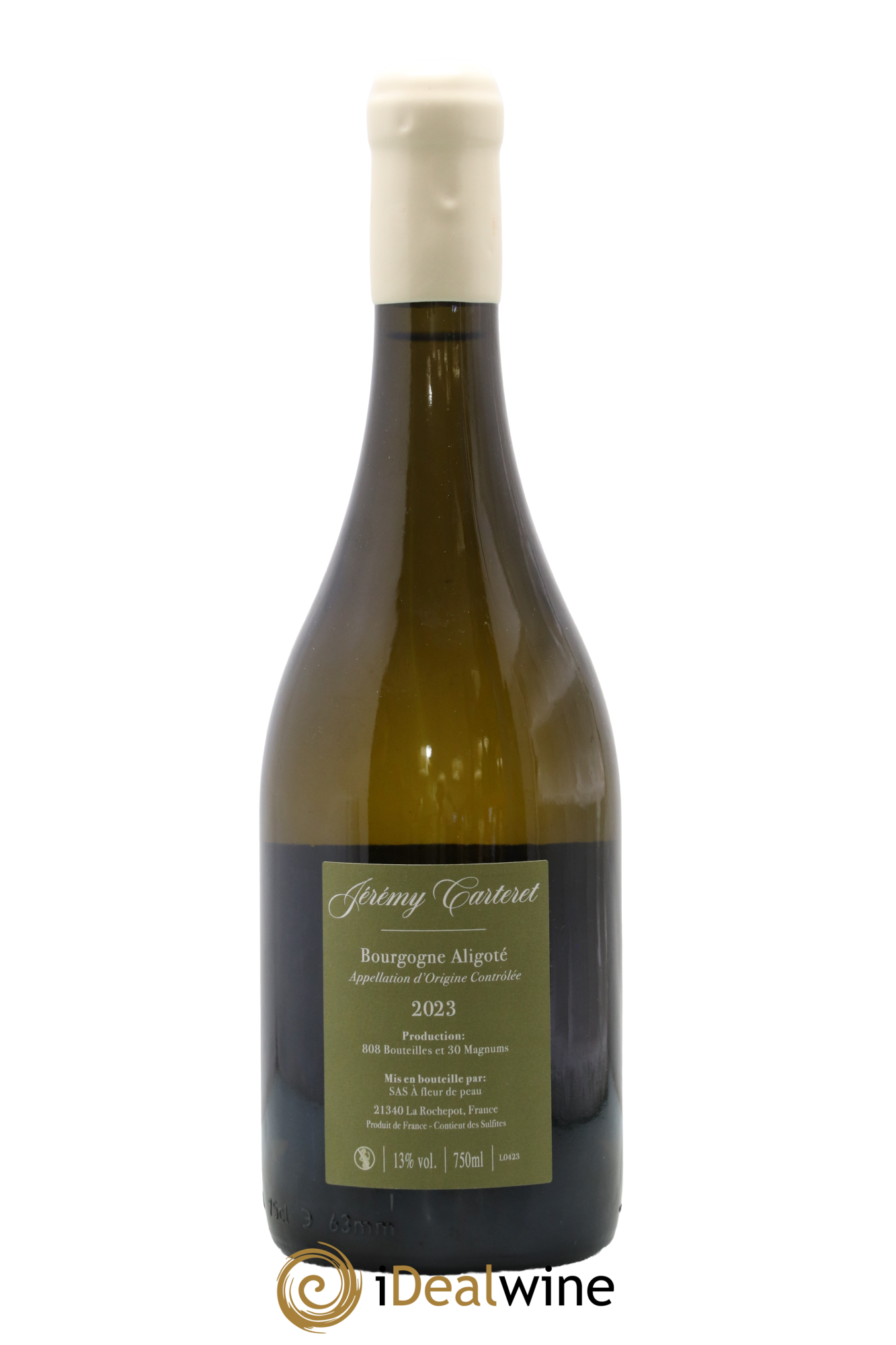 Bourgogne Aligoté Doré Jérémy Carteret 2023 - Lot de 1 bouteille - 1