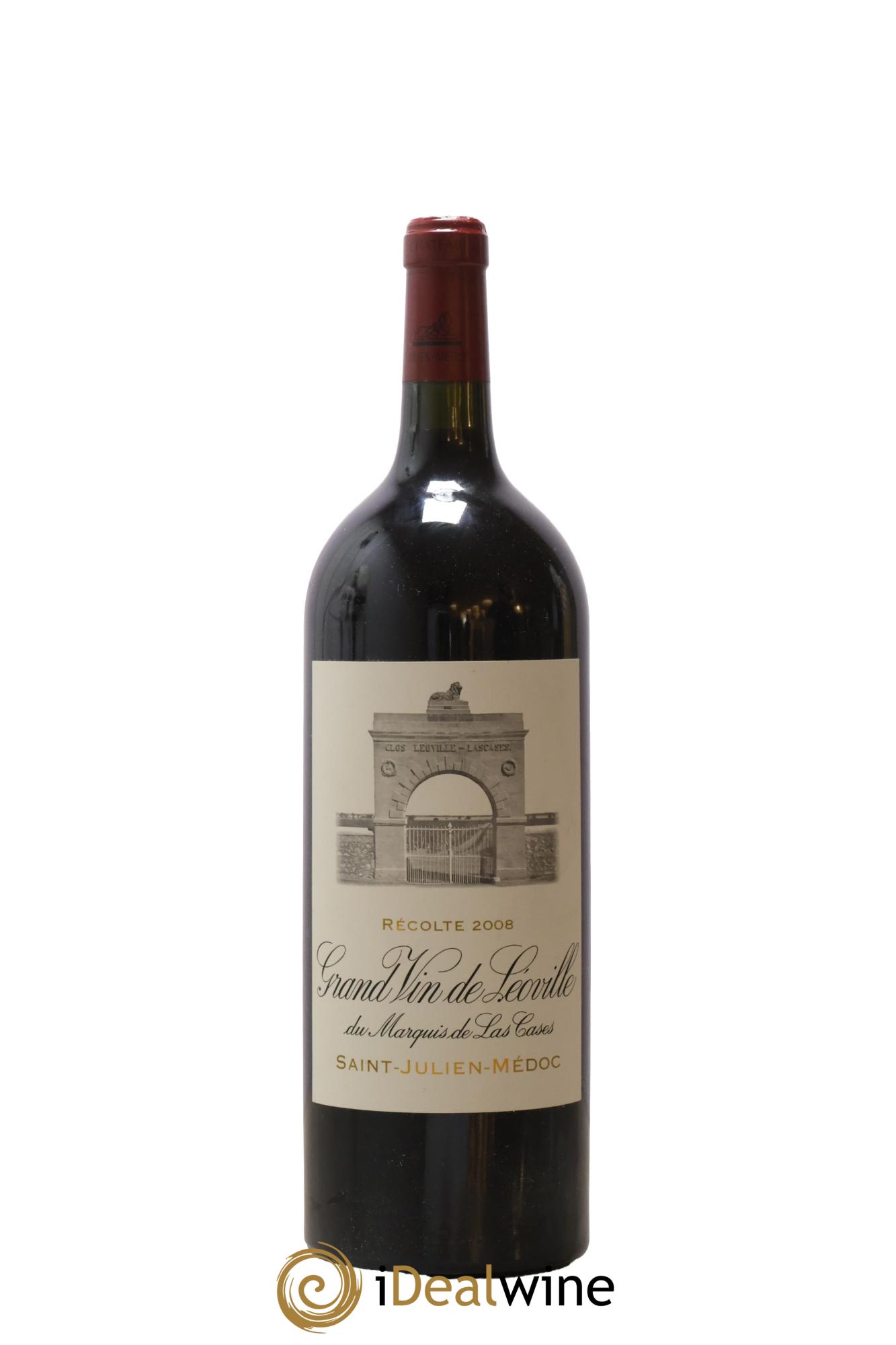 Château Léoville Las Cases 2ème Grand Cru Classé 2008 - Lot of 1 magnum - 0