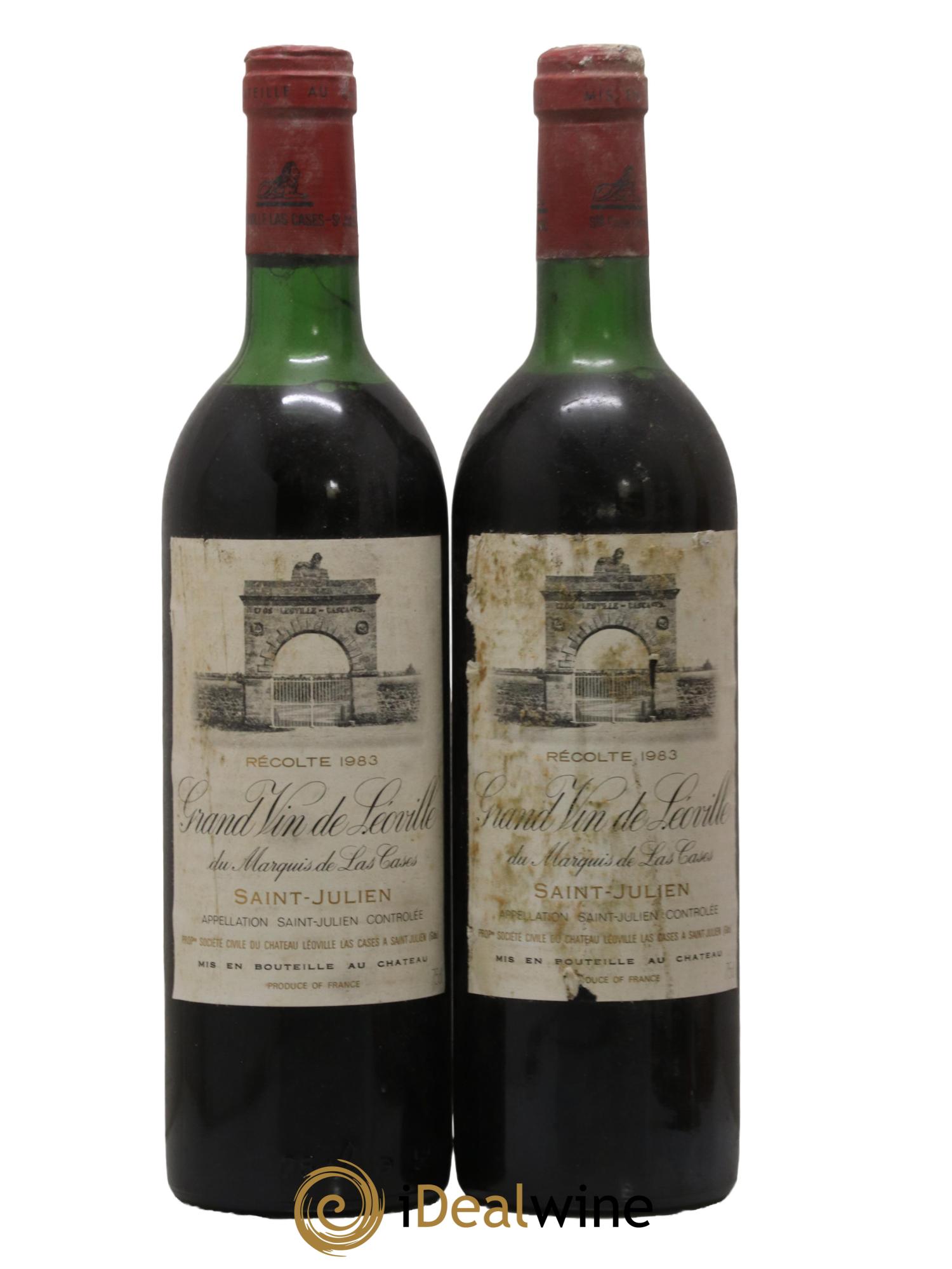 Château Léoville Las Cases 2ème Grand Cru Classé 1983 - Lot de 2 bouteilles - 0