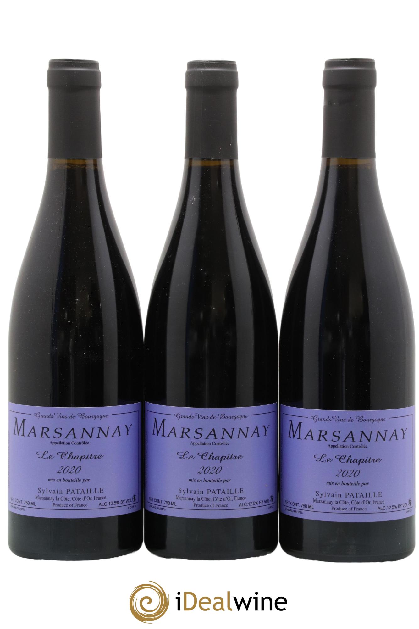 Marsannay Le Chapitre Sylvain Pataille (Domaine) 2020 - Lot de 3 bouteilles - 0