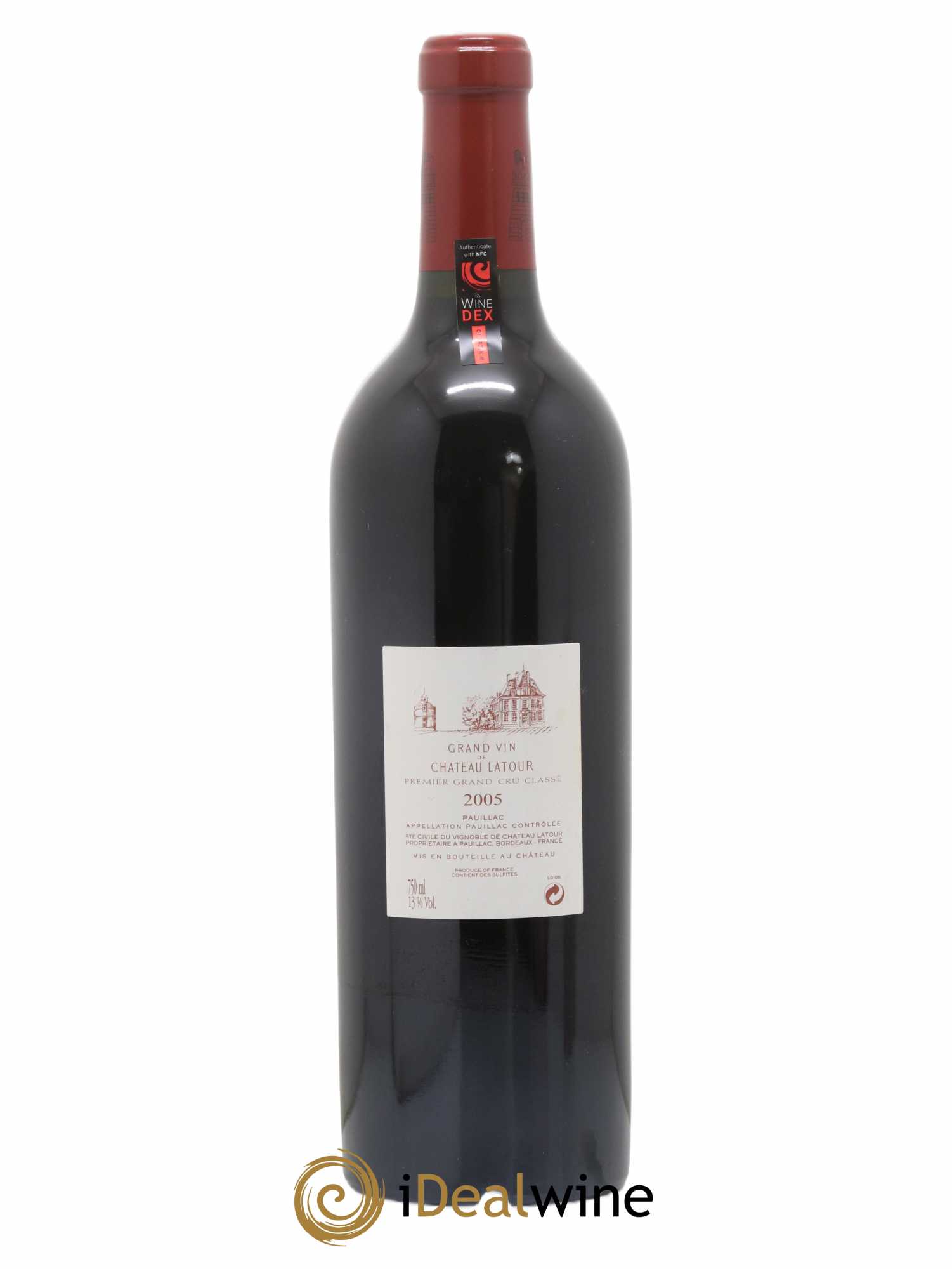 Château Latour 1er Grand Cru Classé 2005 - Lot de 1 bouteille - 1