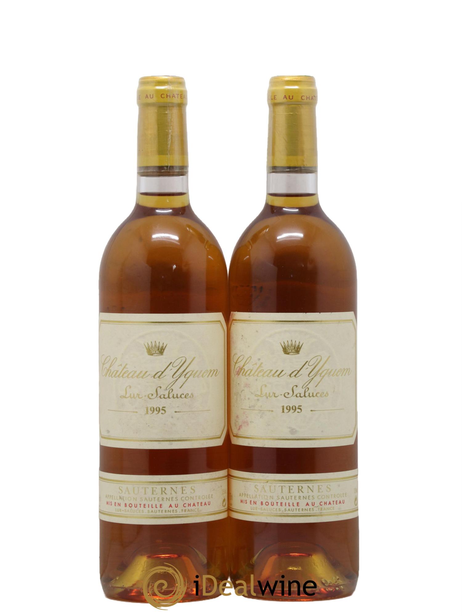 Château d' Yquem 1er Cru Classé Supérieur 1995 - Lotto di 2 bottiglie - 0