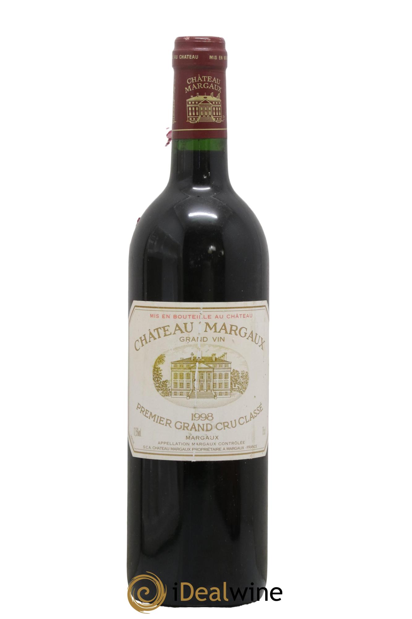 Château Margaux 1er Grand Cru Classé 1998 - Lot of 1 bottle - 0