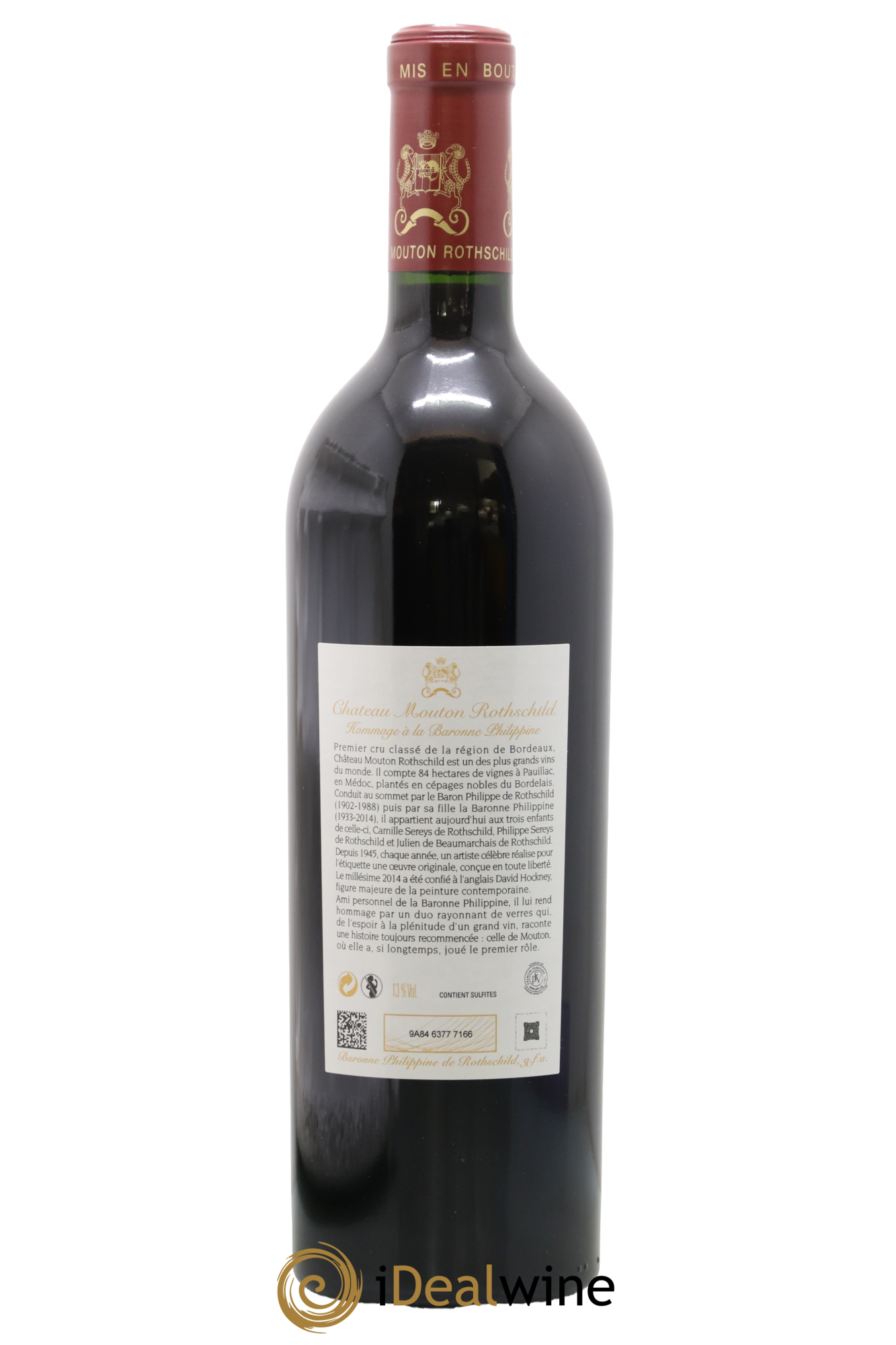 Château Mouton Rothschild 1er Grand Cru Classé 2014 - Lot de 1 bouteille - 1