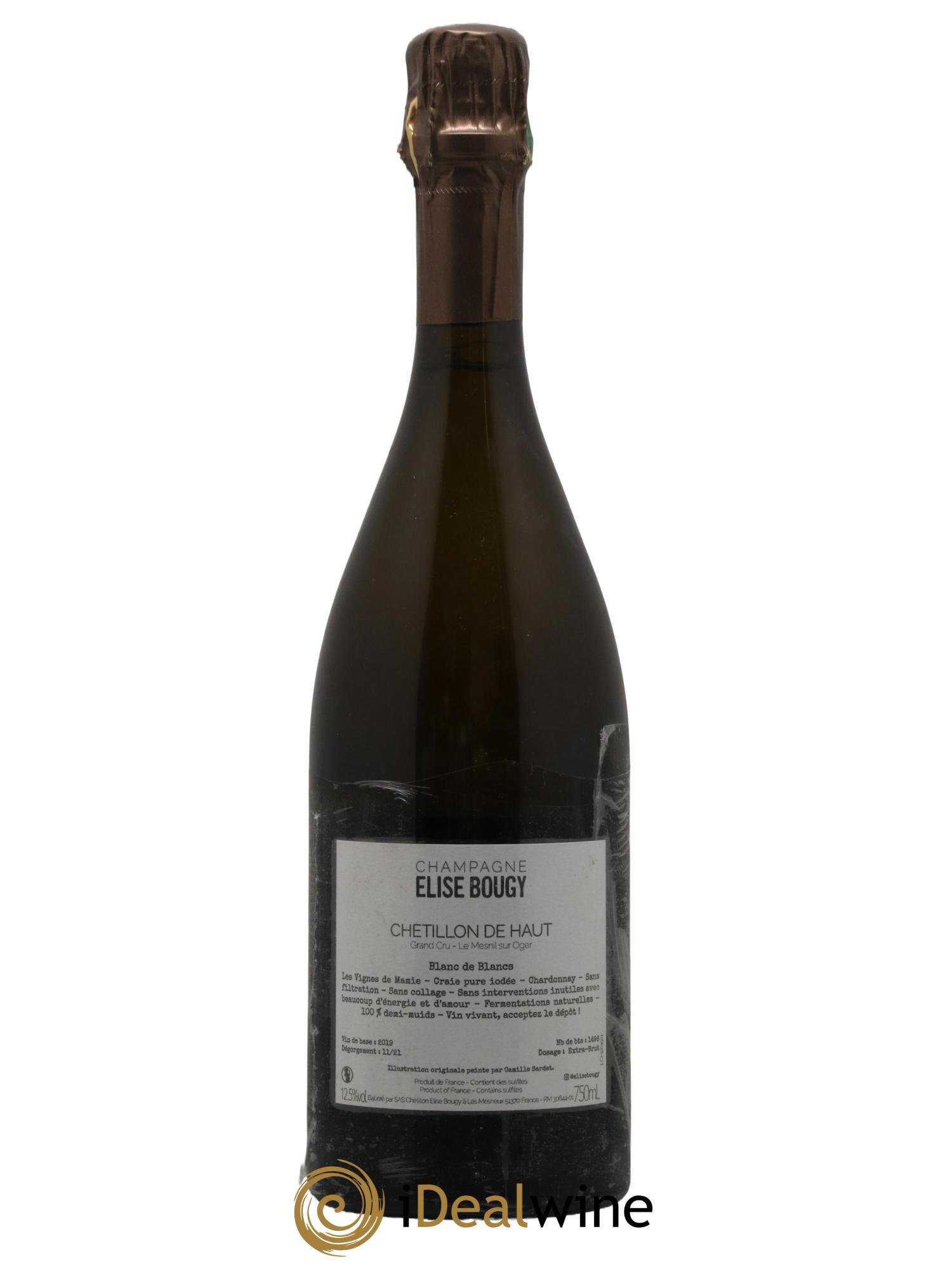 Chétillon de Haut Le Mesnil sur Oger Elise Bougy - Lot de 1 bouteille - 1