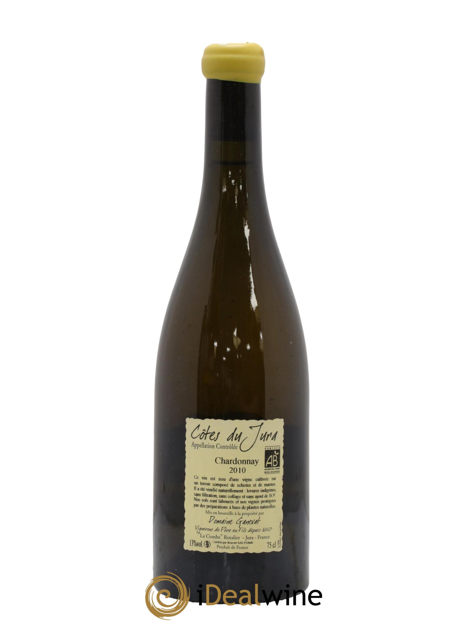 Côtes du Jura Grusse en Billat Jean-François Ganevat (Domaine) 2010 - Lot de 1 bouteille - 1
