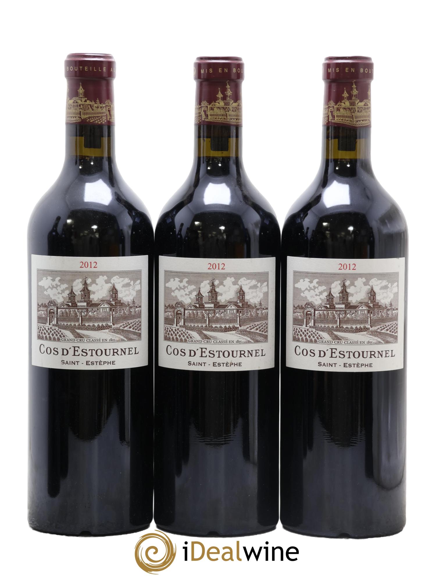 Cos d'Estournel 2ème Grand Cru Classé 2012 - Lot de 3 bouteilles - 0
