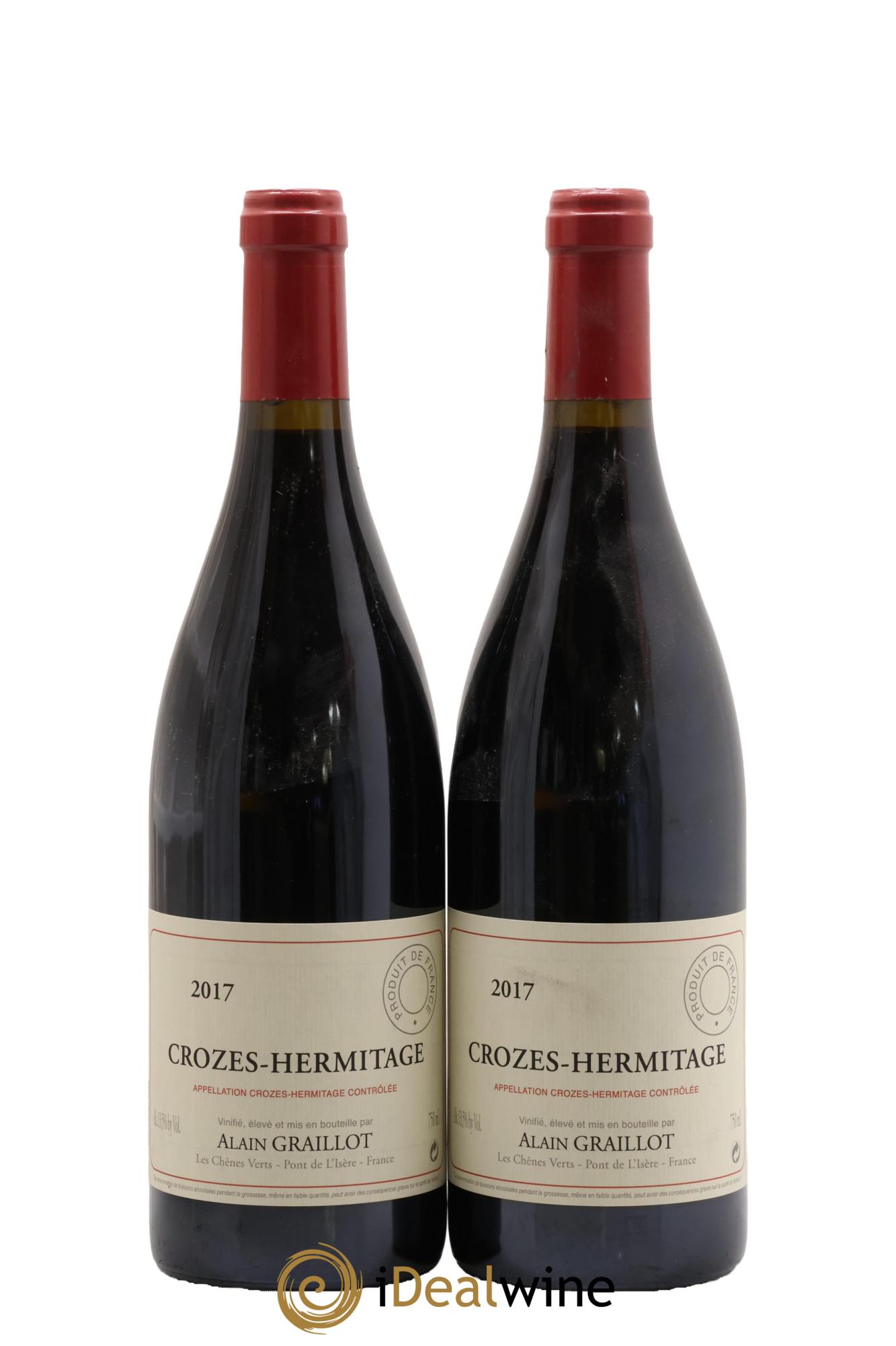Crozes-Hermitage Domaine Graillot 2017 - Lot of 2 bottles - 0