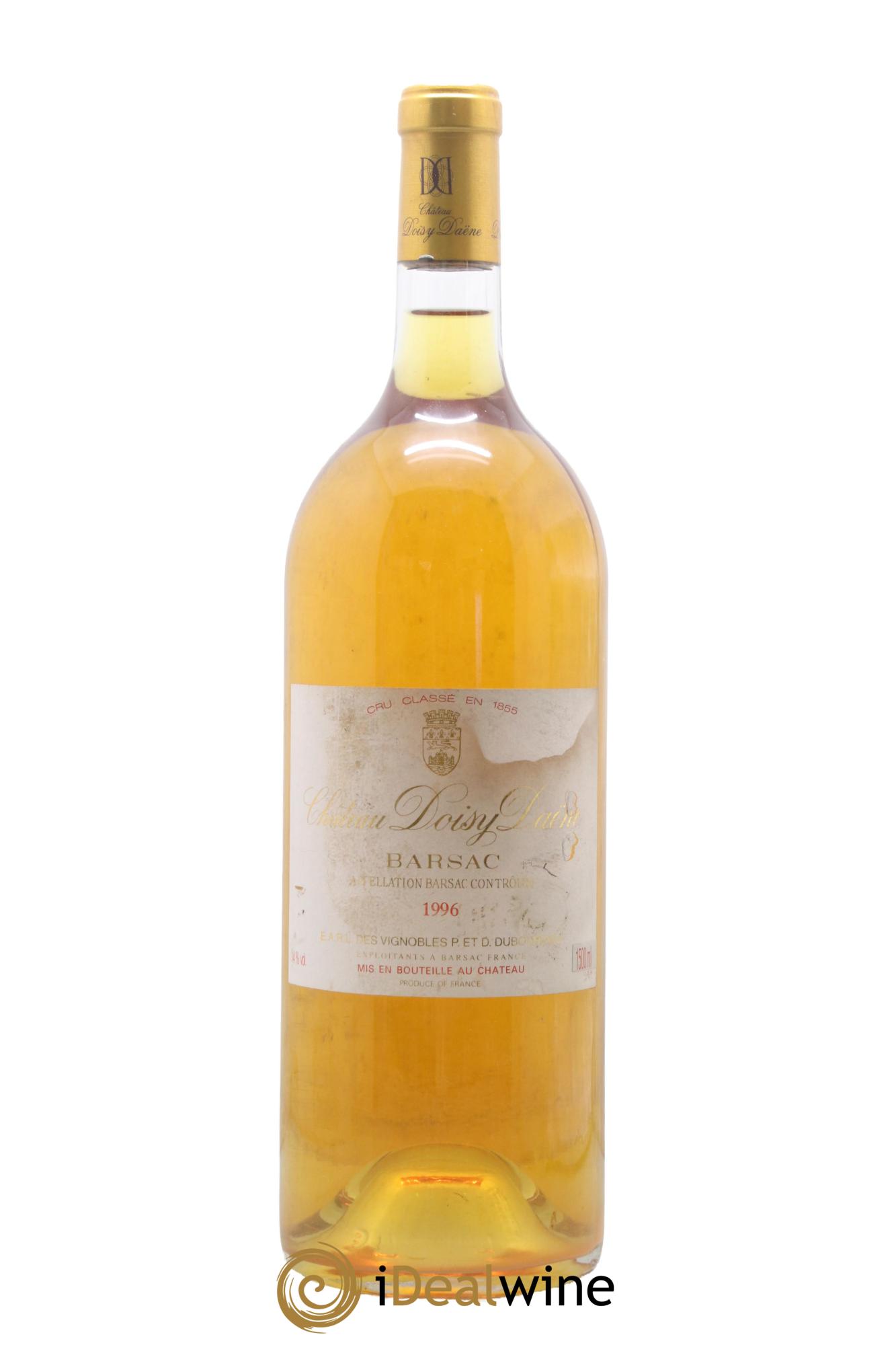 Château Doisy Daëne 2ème Grand Cru Classé 1996 - Lot de 1 magnum - 0