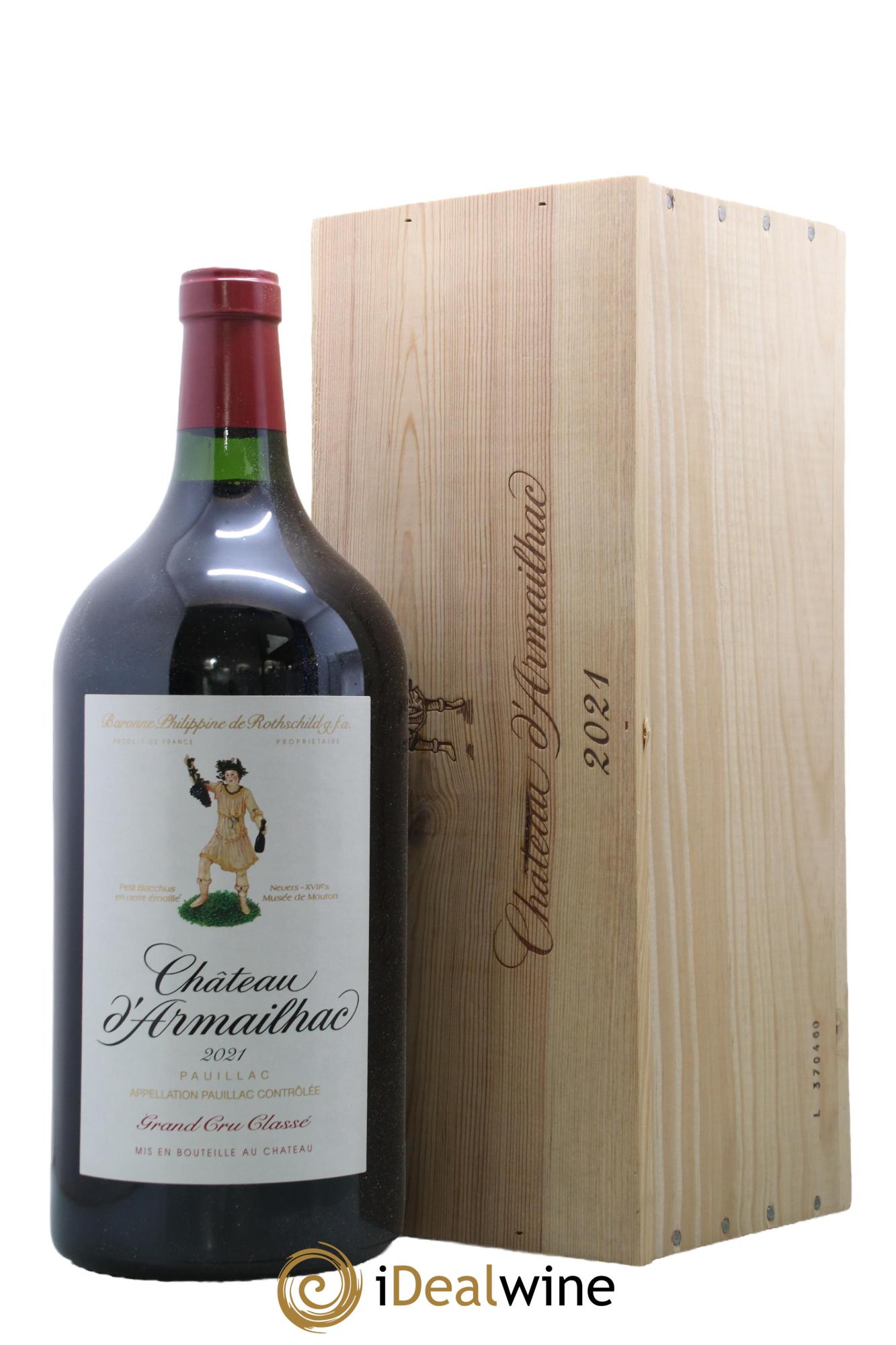 Château d' Armailhac - Mouton Baron(ne) Philippe 5ème Grand Cru Classé 2021 - Lot of 1 double magnum - 1