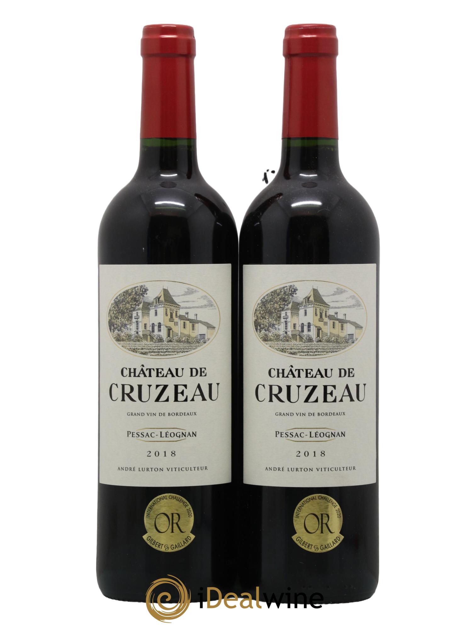 Château de Cruzeau 2018 - Lot de 2 bouteilles - 0
