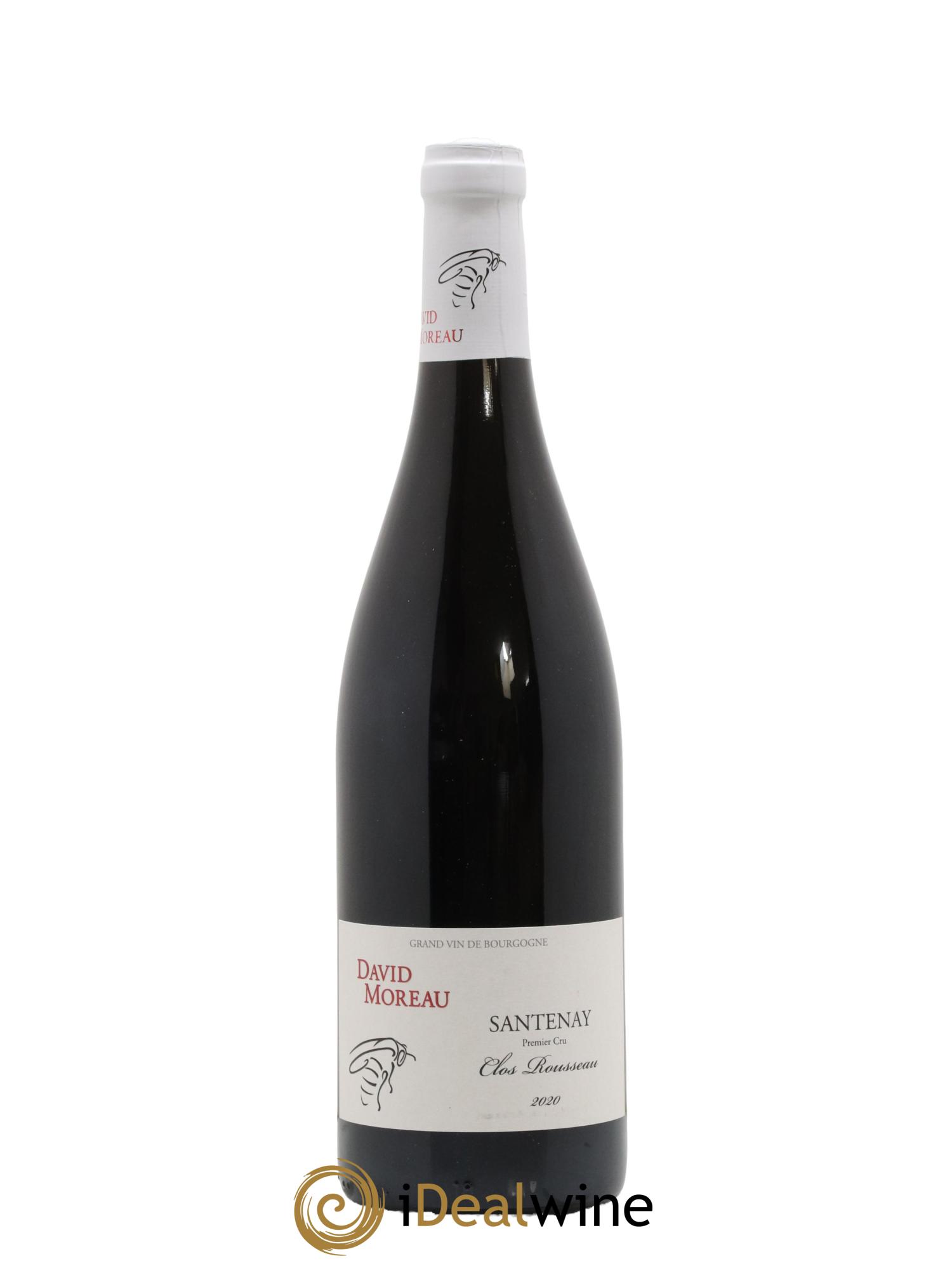 Santenay 1er Cru Clos Rousseau Domaine David Moreau 2020 - Lot de 1 bouteille - 0