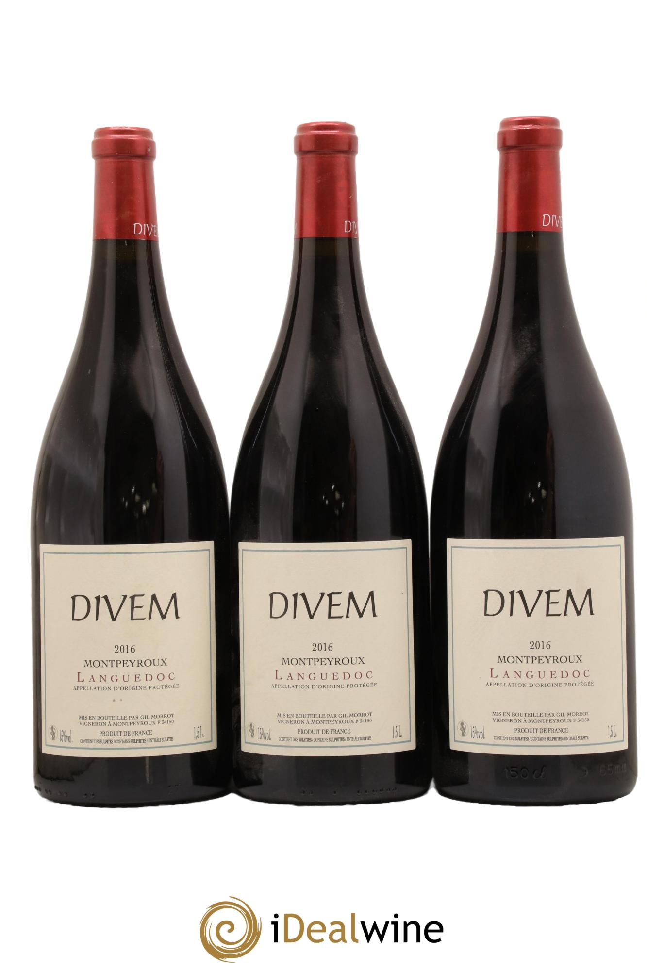 Languedoc Montpeyroux Divem Domaine Gil Morrot 2016 - Lot de 3 magnums - 0