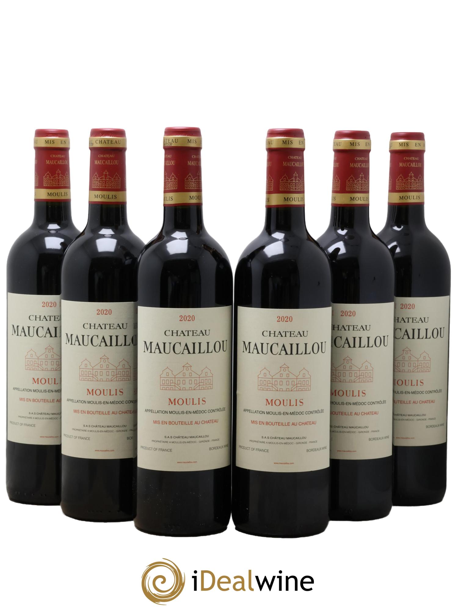 Château Maucaillou  2020 - Lot de 6 bouteilles - 0