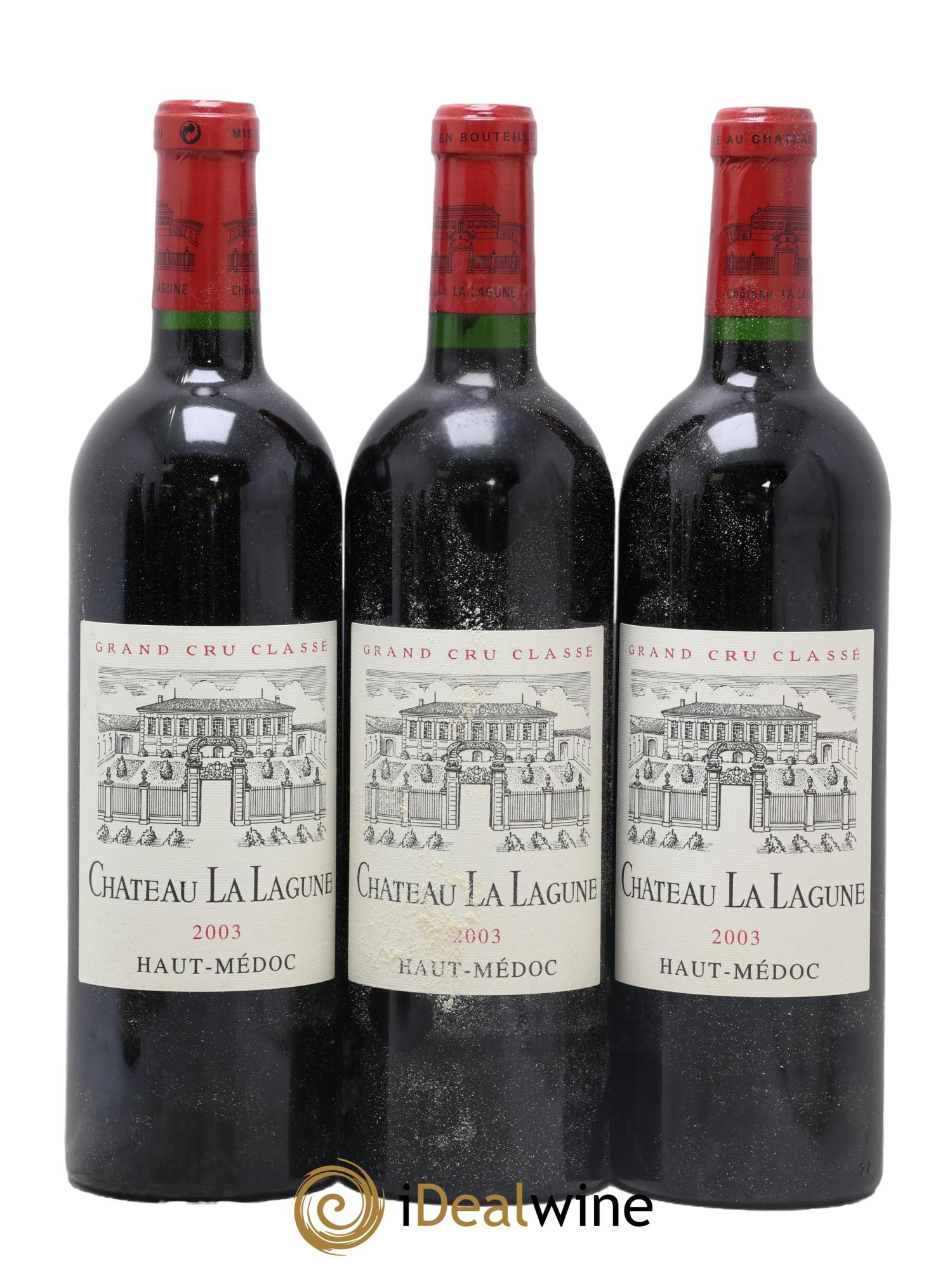 Château la Lagune 3ème Grand Cru Classé 2003 - Lot de 3 bouteilles - 0