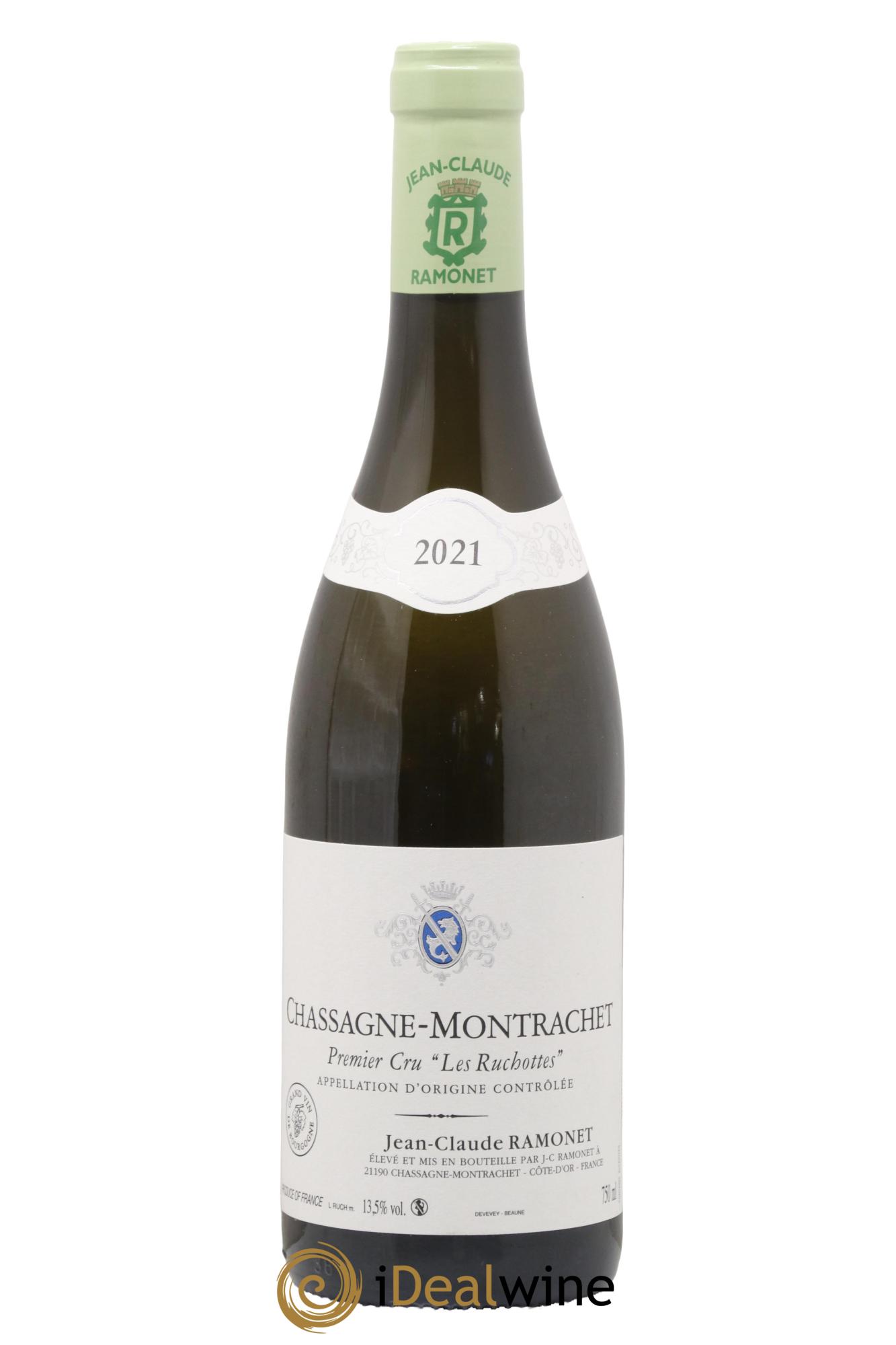 Chassagne-Montrachet 1er Cru Les Ruchottes Ramonet (Domaine) 2021 - Lot de 1 bouteille - 0