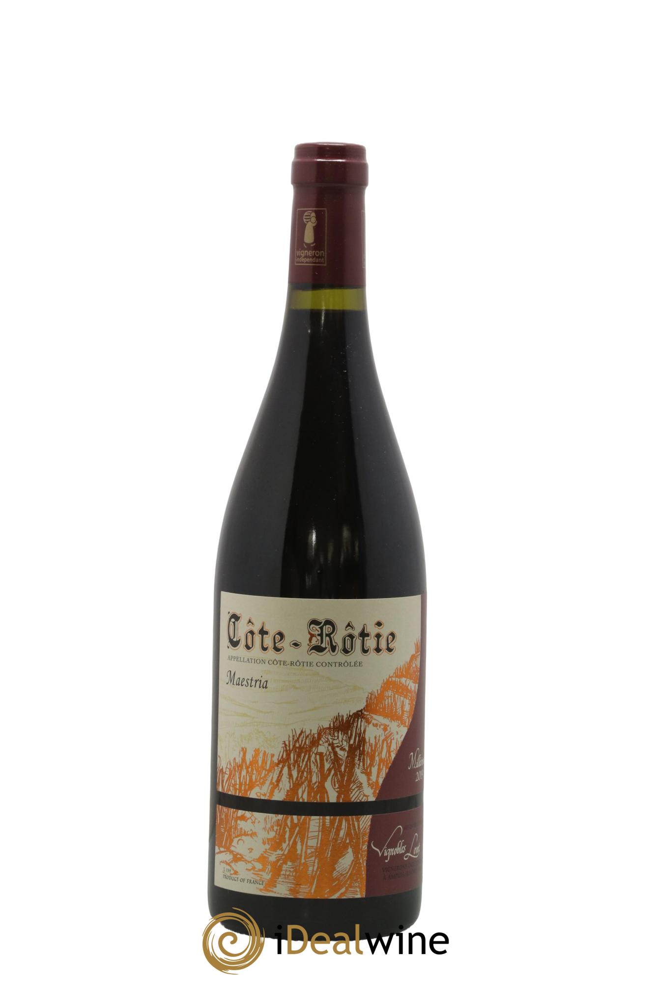 Côte-Rôtie Maestria Vignobles Levet 2019 - Lot de 1 bouteille - 0