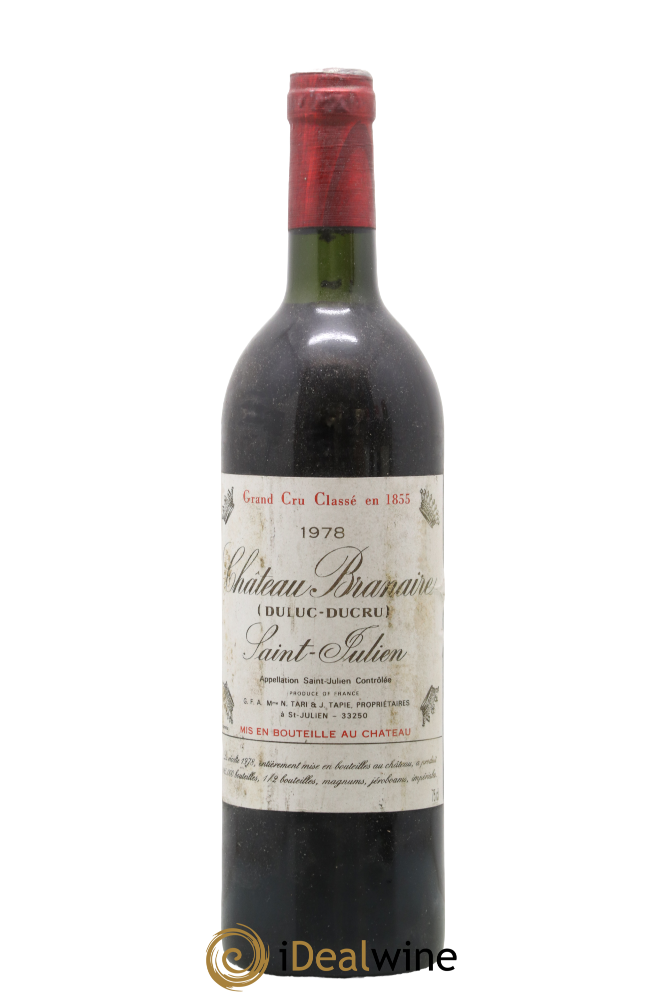 Château Branaire Ducru 4ème Grand Cru Classé 1978 - Lot de 1 bouteille - 0
