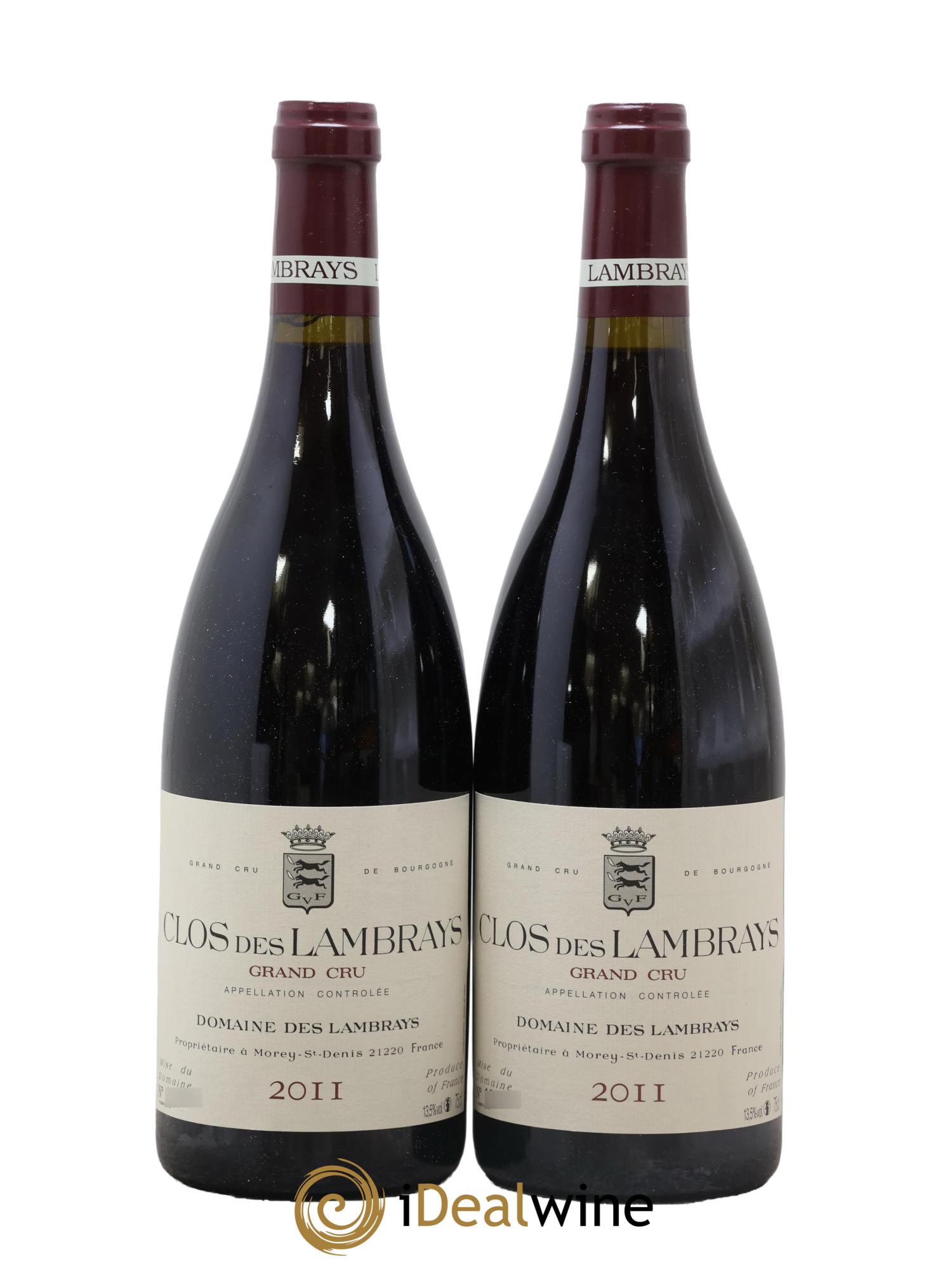 Clos des Lambrays Grand Cru Domaine des Lambrays 2011 - Lot de 2 bouteilles - 0