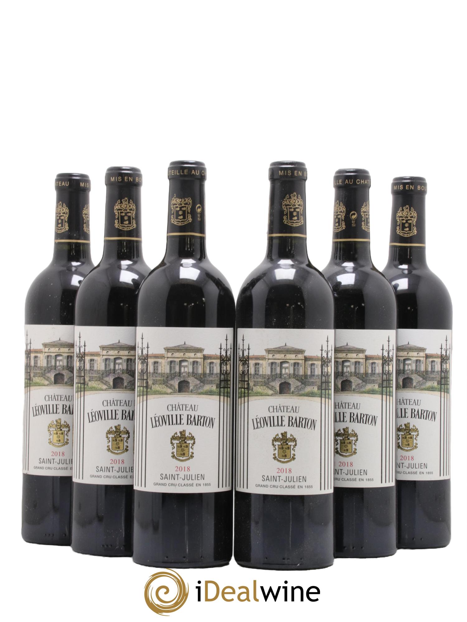 Château Léoville Barton 2ème Grand Cru Classé 2018 - Lot de 6 bouteilles - 0