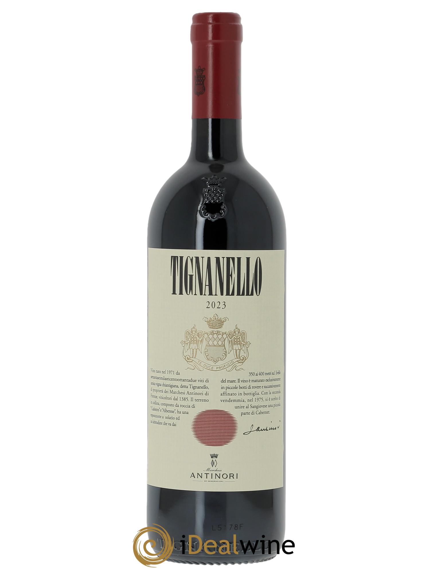 Toscana IGT Tignanello Tenuta Tignanello - Marchesi Antinori 2023 - Lote de 1 botella - 0