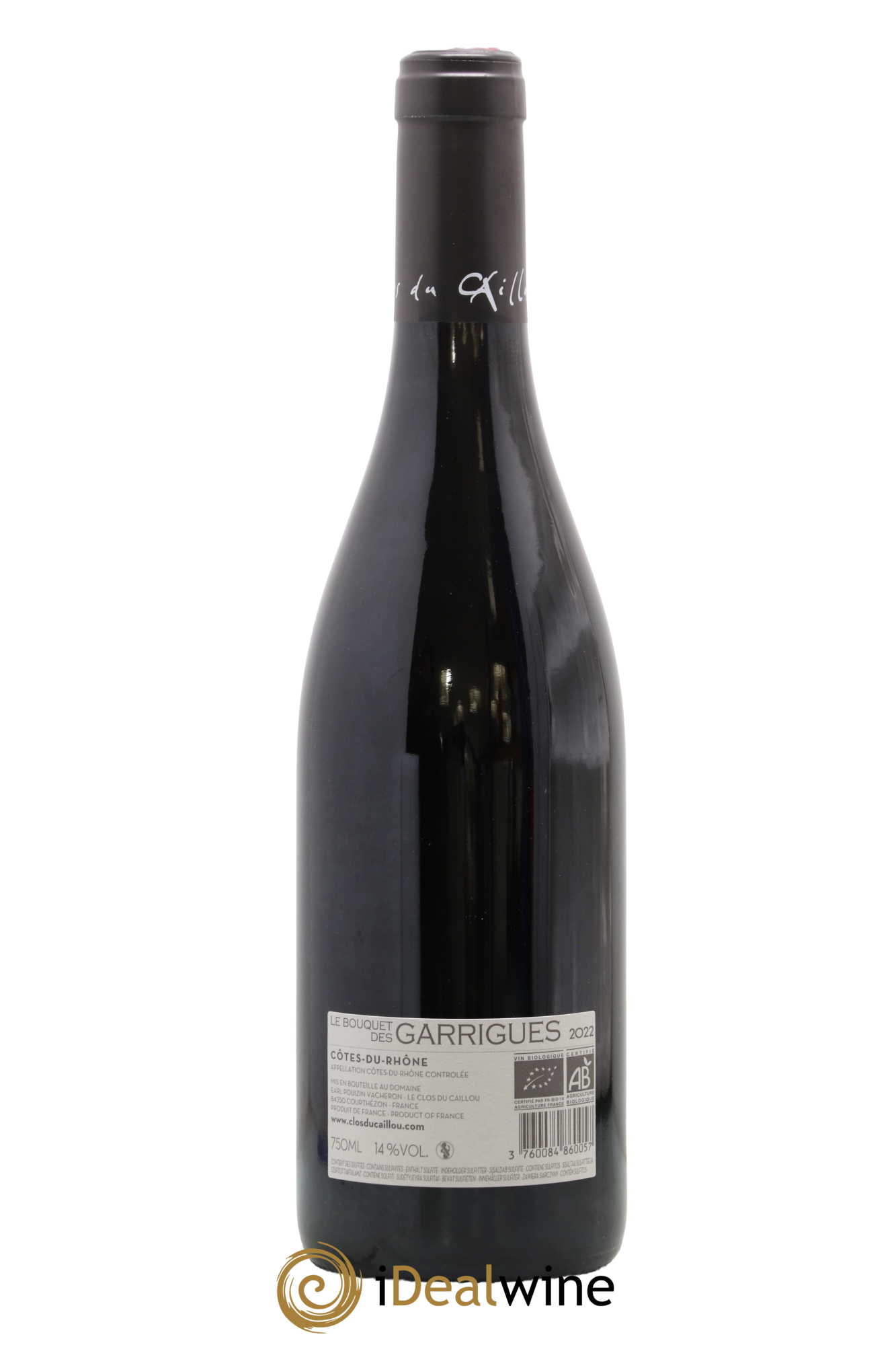 Côtes du Rhône Le Bouquet des Garrigues Clos du Caillou - Sylvie Vacheron 2022 - Lot de 1 bouteille - 1