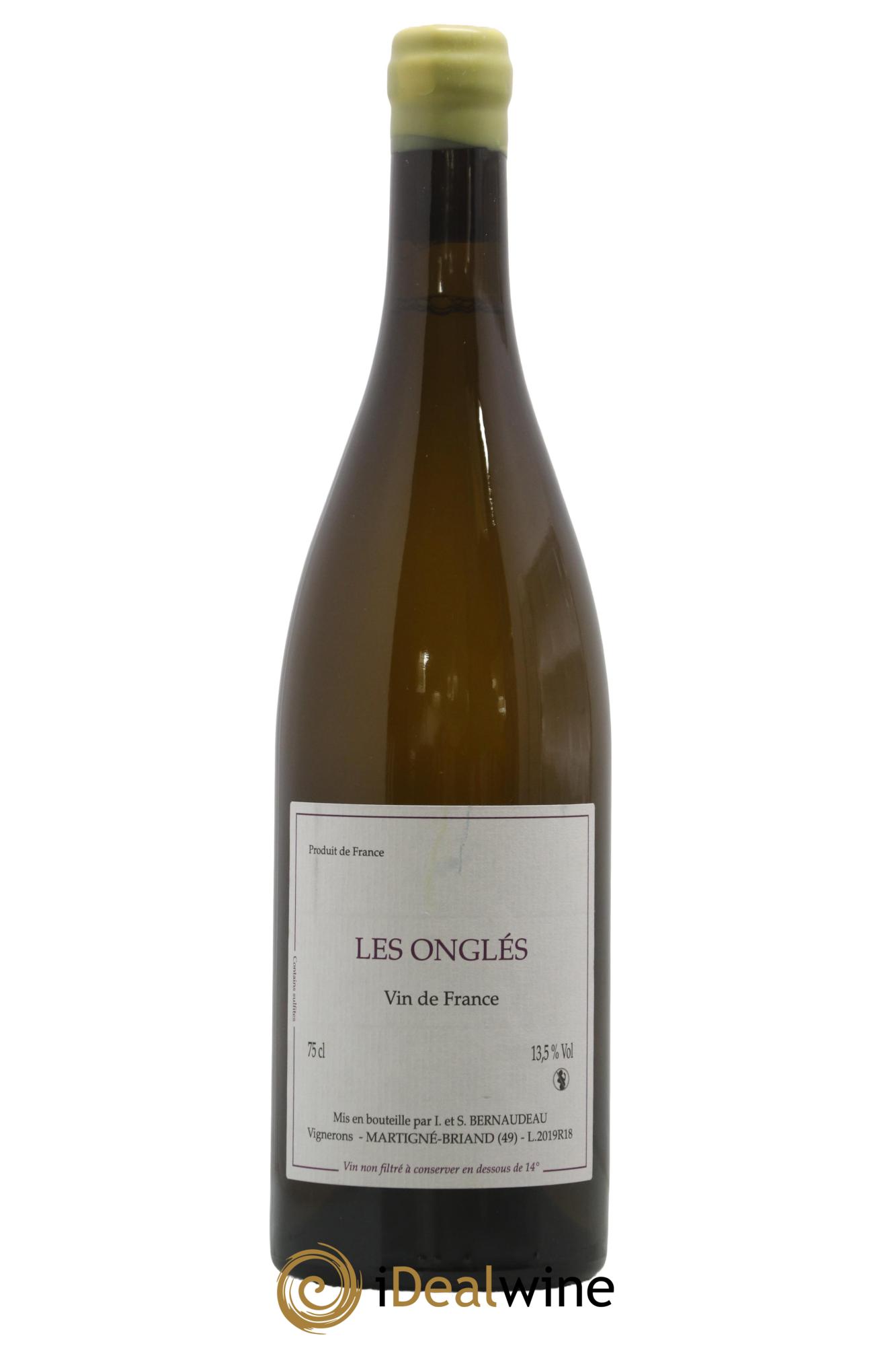 Vin de France Les Onglés Stéphane Bernaudeau 2019 - Lotto di 1 bottiglia - 0