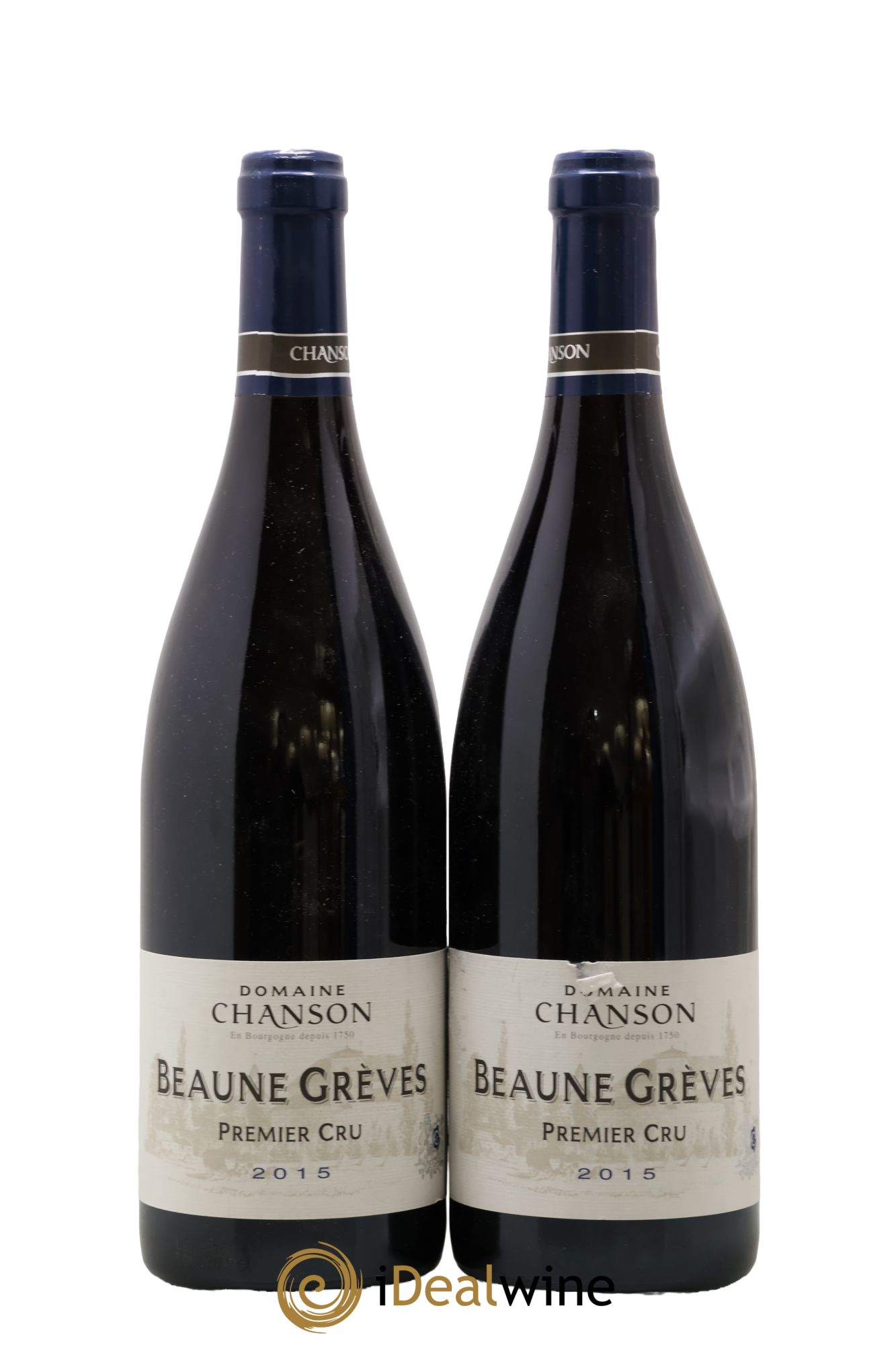 Beaune 1er Cru Grèves Chanson 2015 - Lot of 2 bottles - 0