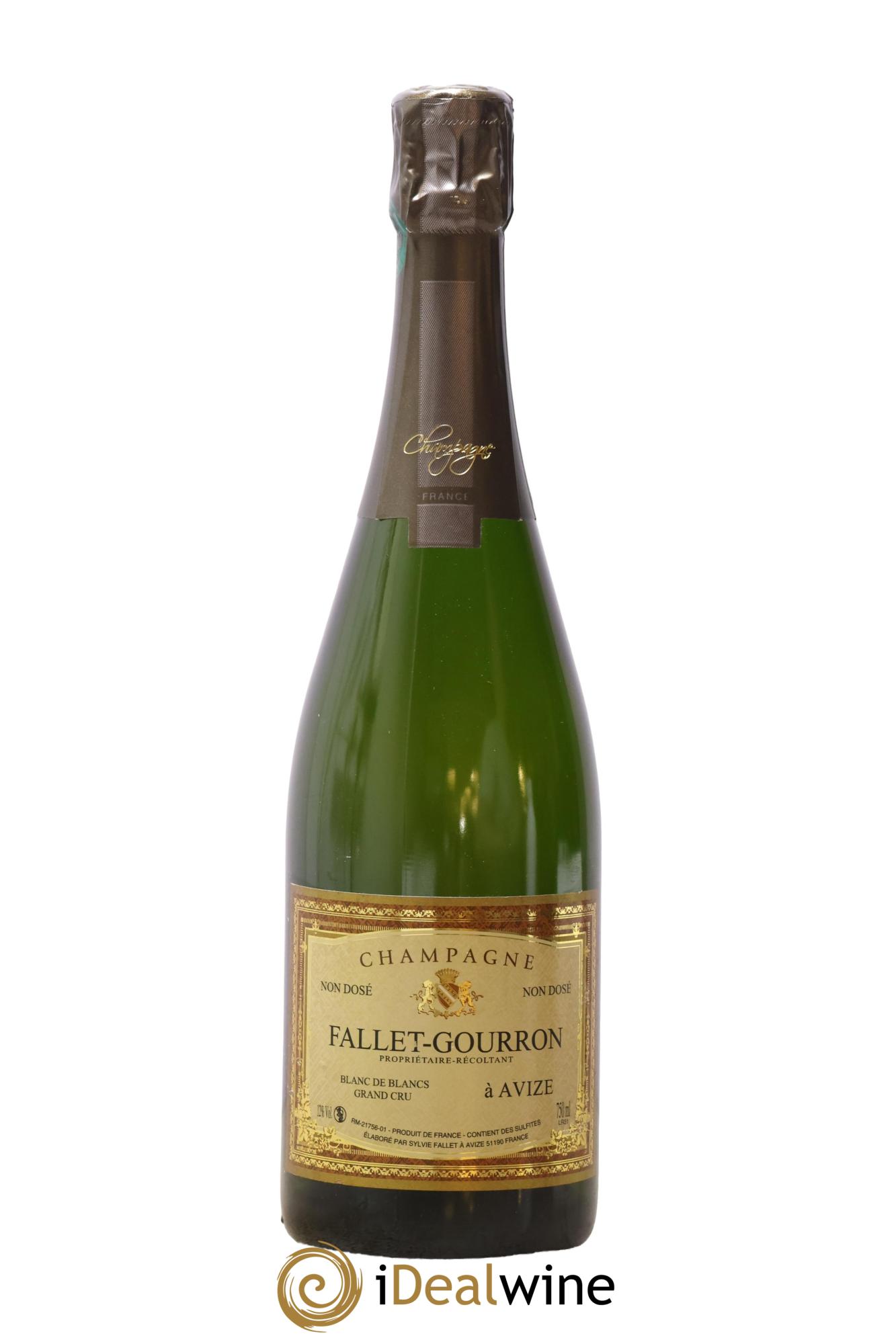Champagne Blanc de Blancs Grand Cru Fallet-Gourron - Posten von 1 Flasche - 0
