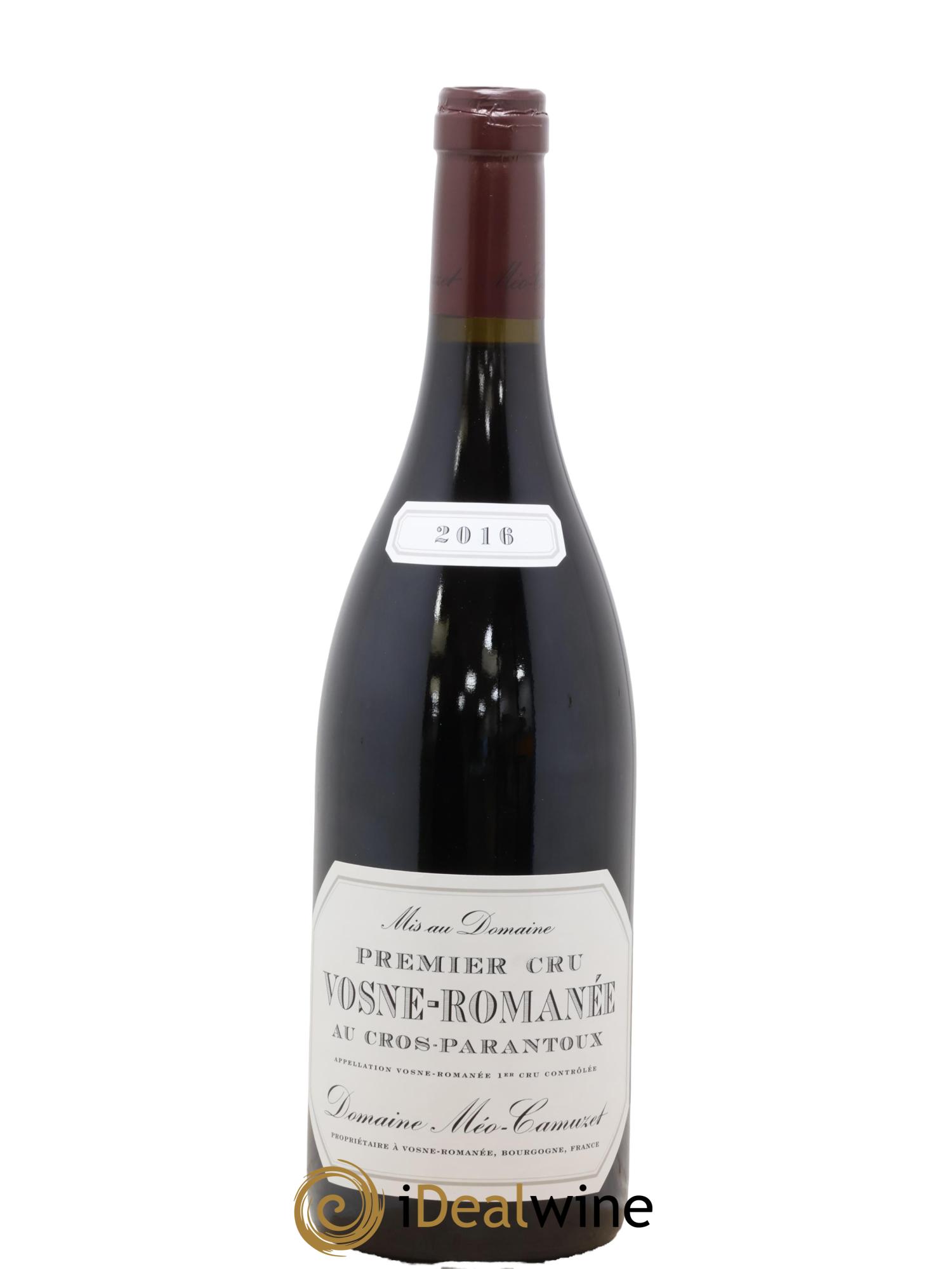 Vosne-Romanée 1er Cru Au Cros Parantoux Méo-Camuzet (Domaine) 2016 - Lot of 1 bottle - 0