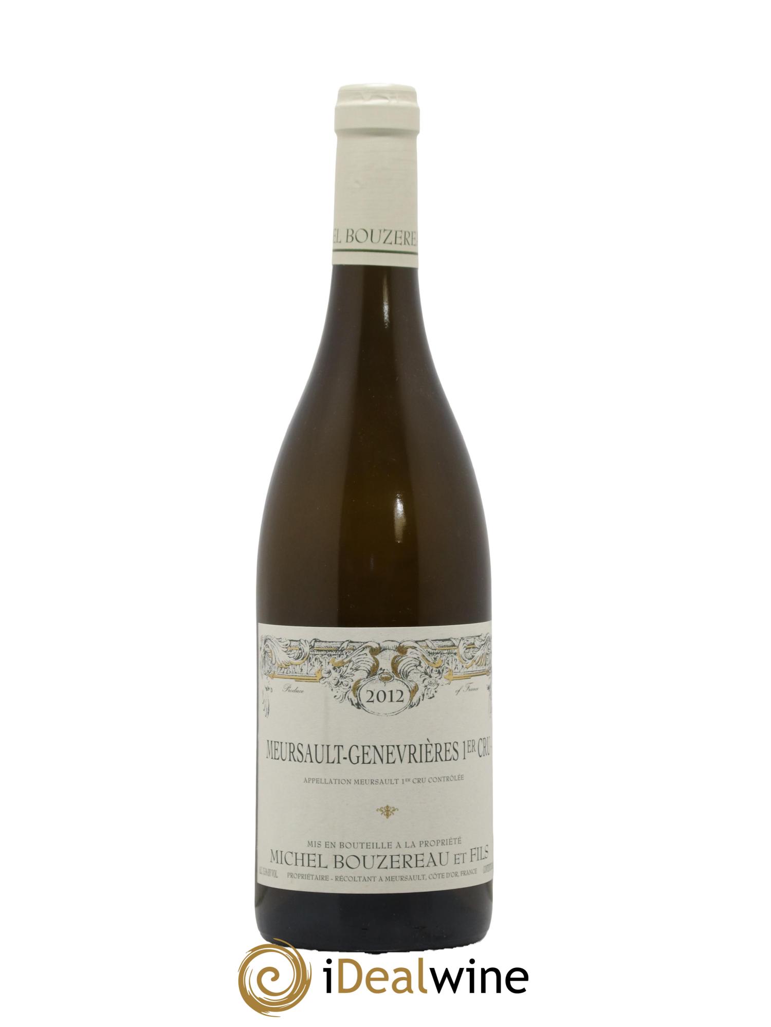 Meursault 1er Cru Les Genevrières Michel Bouzereau et Fils (Domaine) 2012 - Lot de 1 bouteille - 0