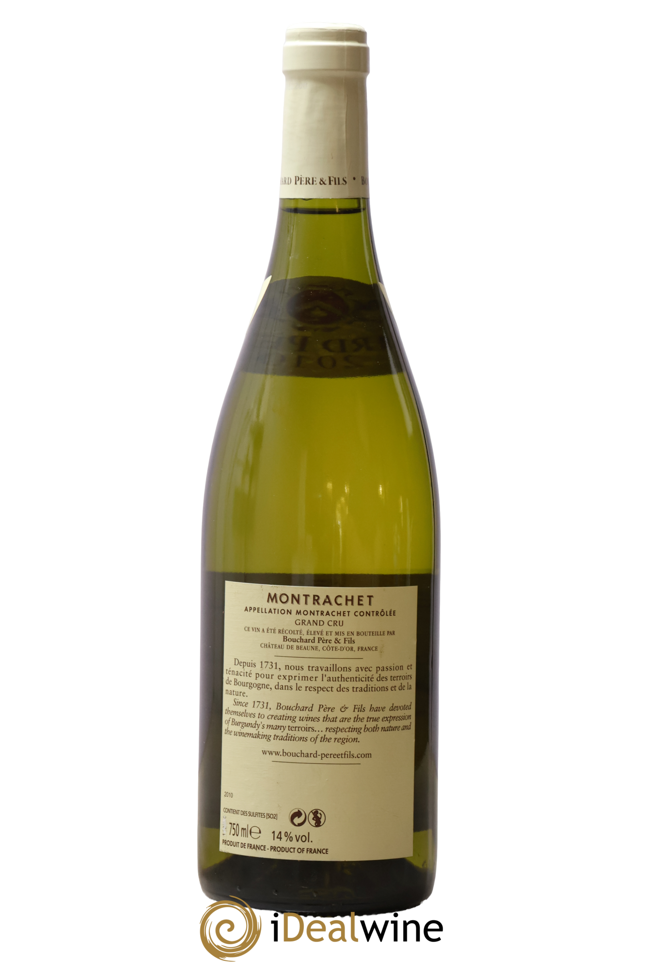 Montrachet Grand Cru Bouchard Père & Fils 2010 - Lot de 1 bouteille - 1