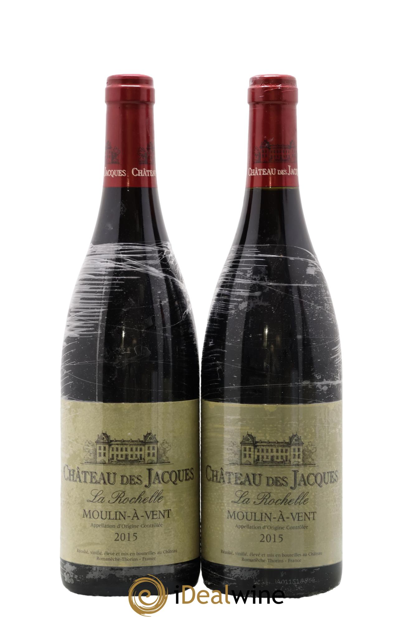 Moulin-à-Vent La Rochelle Château des Jacques 2015 - Lote de 2 botellas - 0