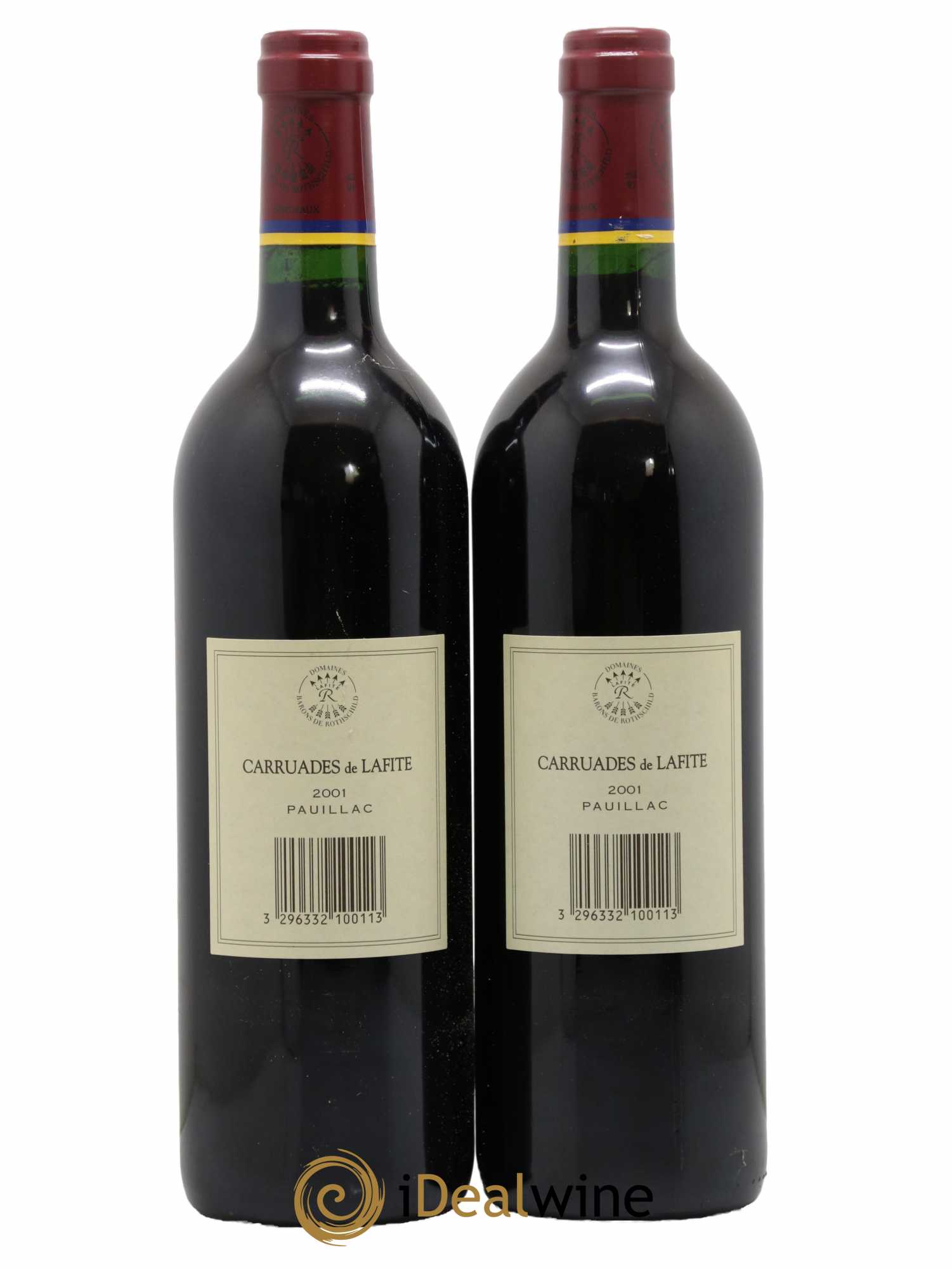 Carruades de Lafite Rothschild Second Vin  2001 - Lotto di 2 bottiglie - 1