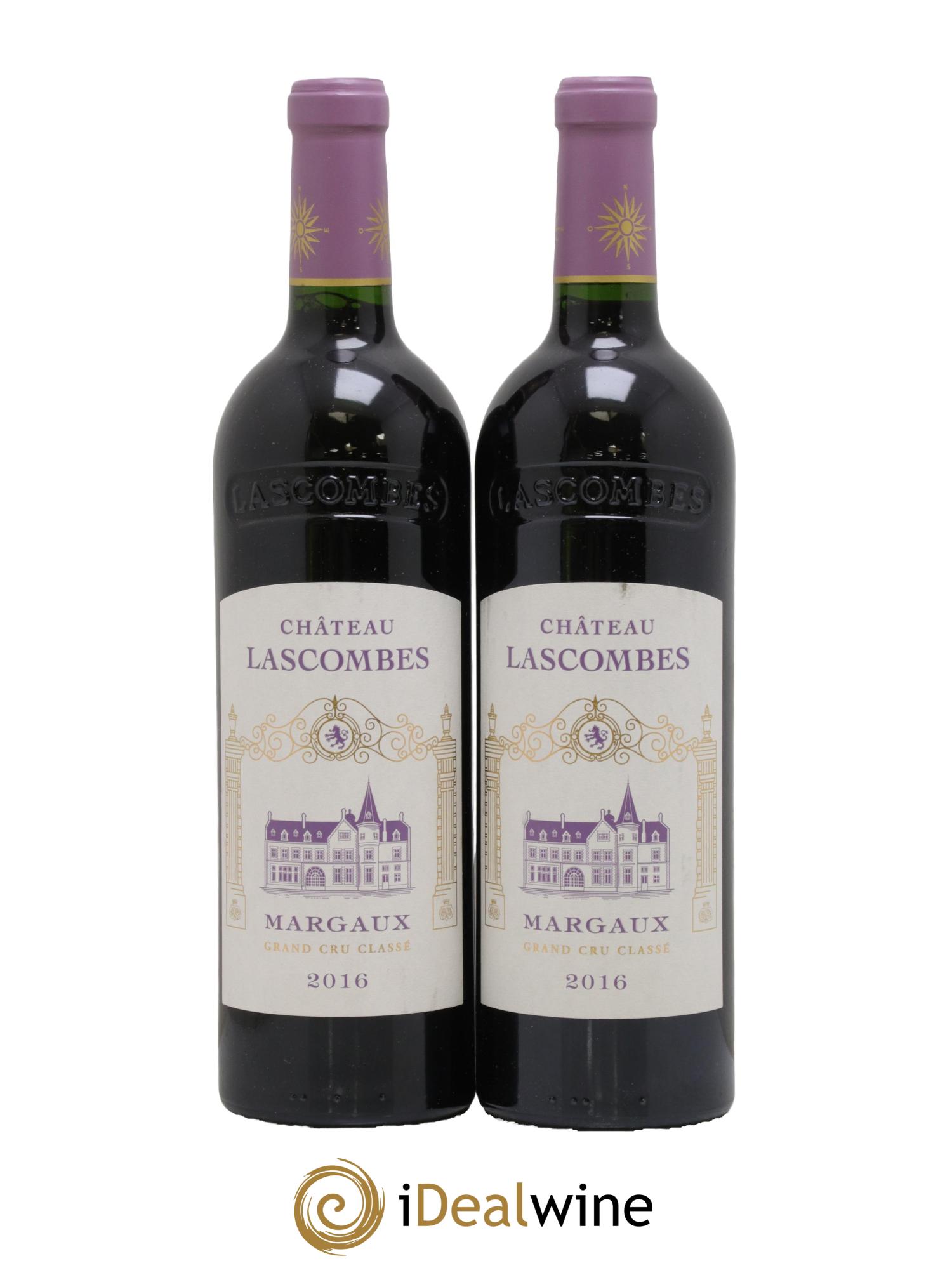 Château Lascombes 2ème Grand Cru Classé 2016 - Lot de 2 bouteilles - 0