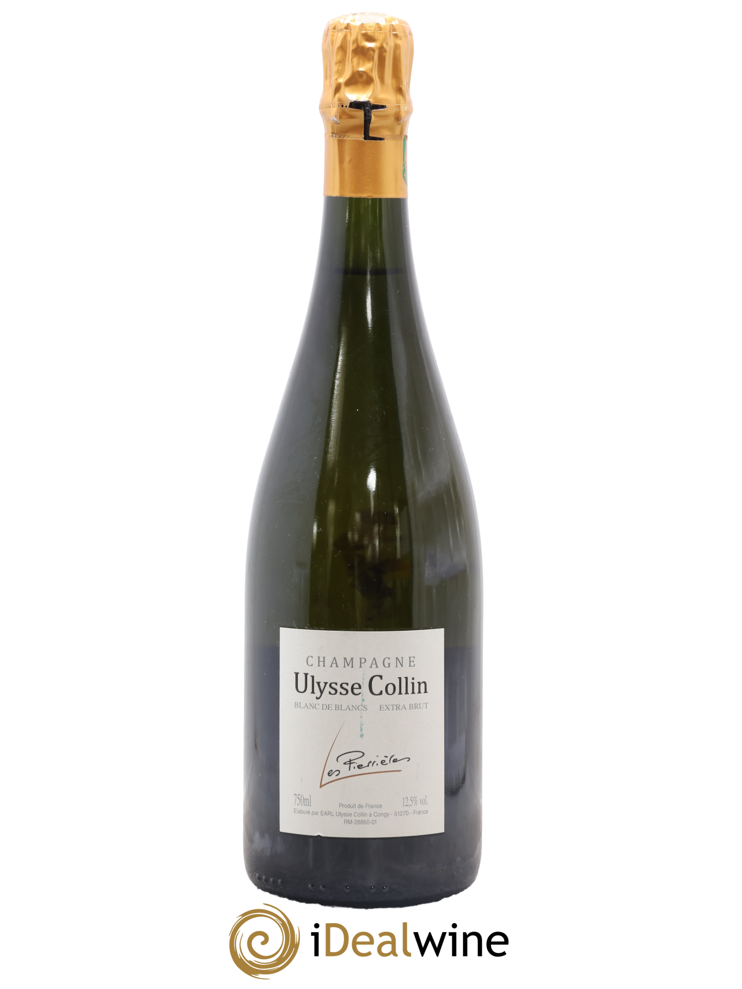 Les Pierrières Blancs de Blancs Extra-Brut Ulysse Collin - Posten von 1 Flasche - 0