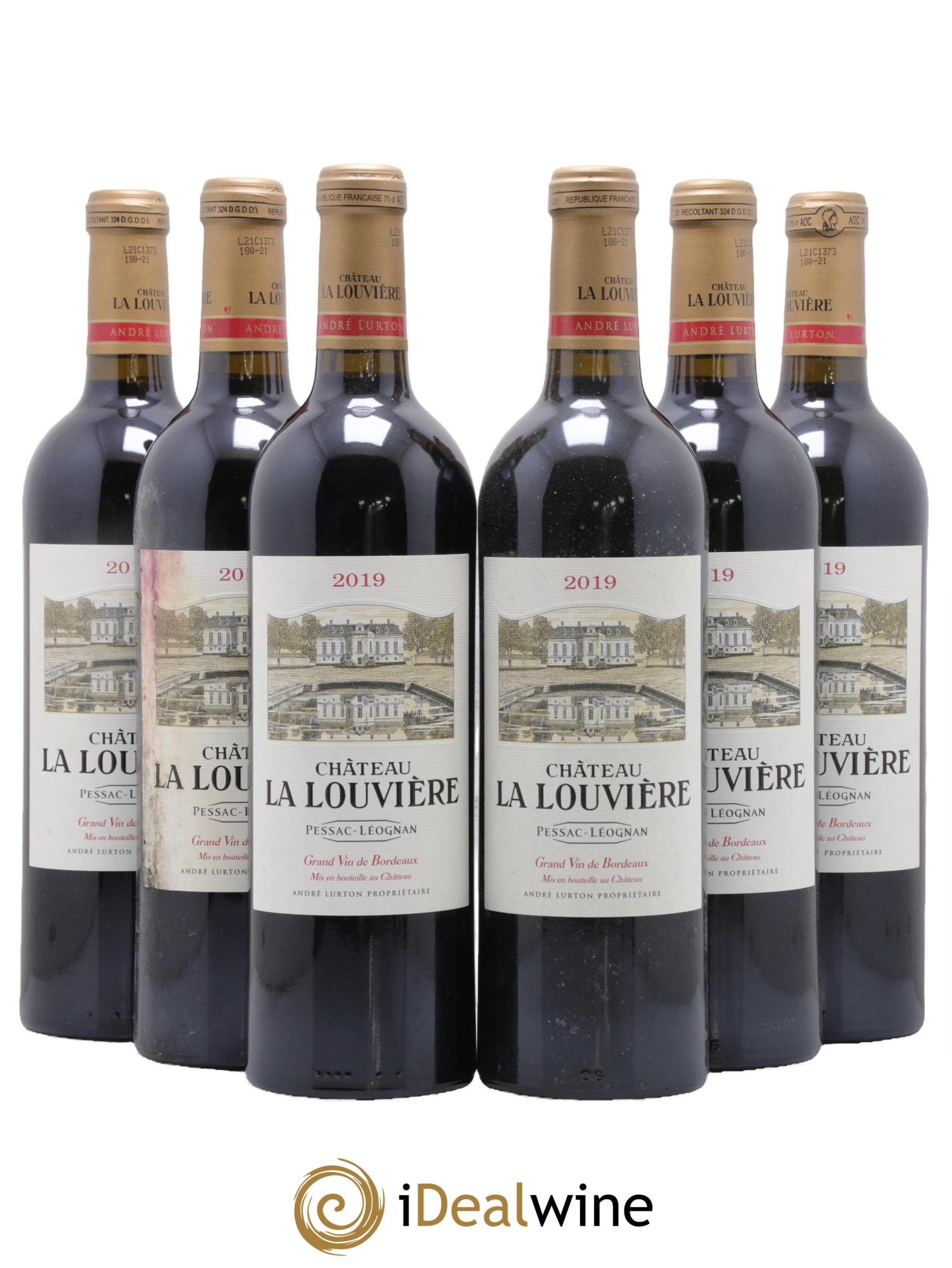Château la Louvière 2019 - Lot de 6 bouteilles - 0