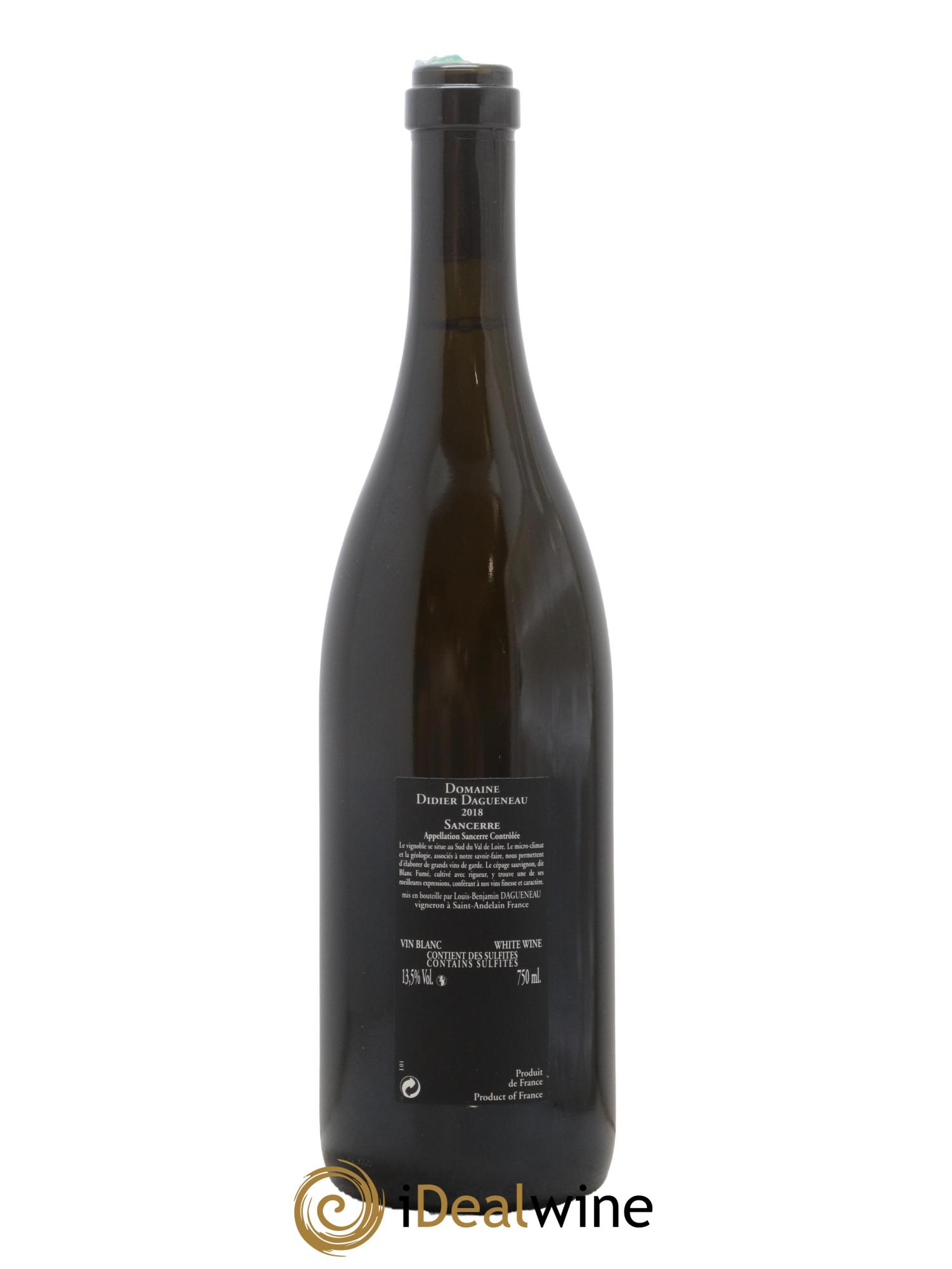 Sancerre Le Mont Damné Chavignol Dagueneau (Domaine Didier - Louis-Benjamin) 2018 - Posten von 1 Flasche - 1