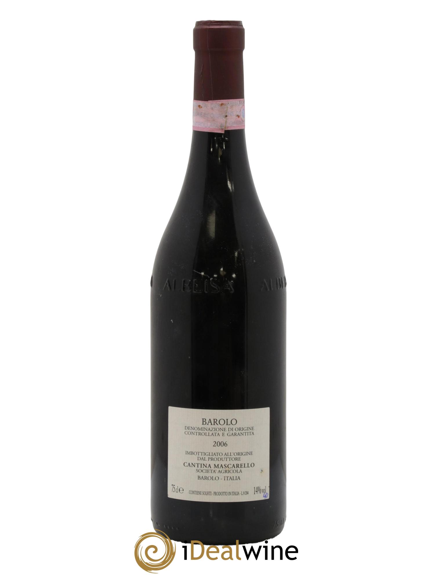 Barolo DOCG Bartolo Mascarello 2006 - Lot de 1 bouteille - 1