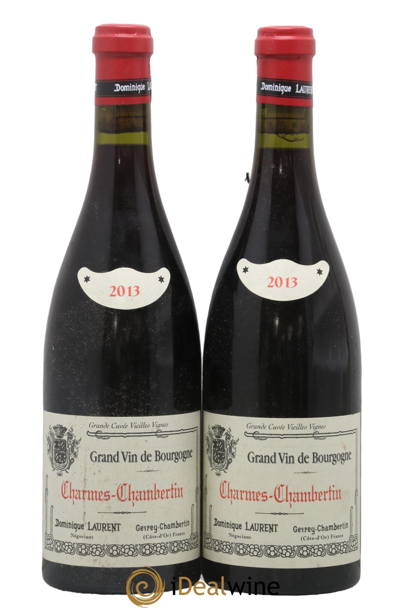 Charmes-Chambertin Grand Cru Vieilles Vignes Dominique Laurent 2013 - Lot of 2 bottles - 0