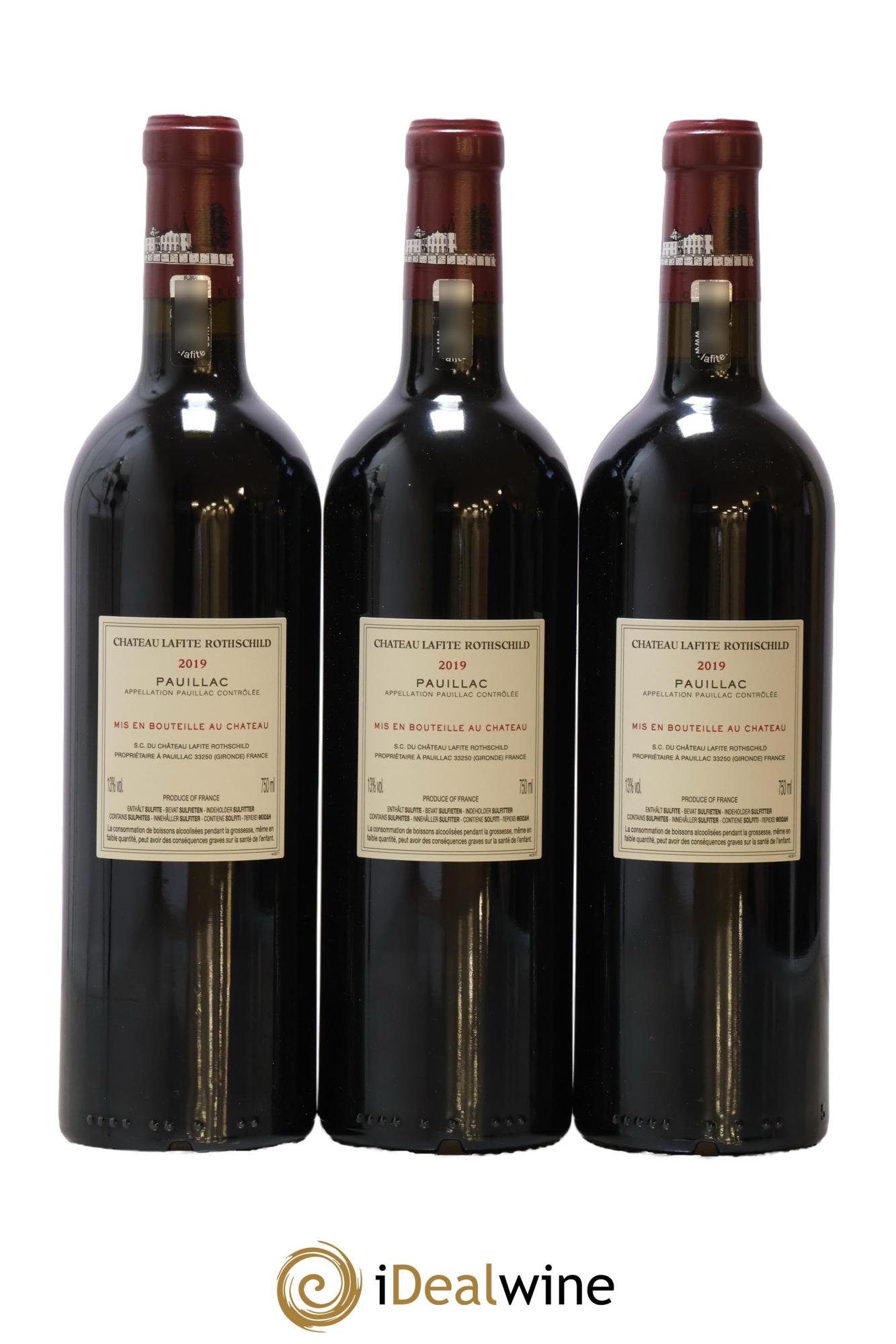Château Lafite Rothschild 1er Grand Cru Classé 2019 - Lot de 6 bouteilles - 4