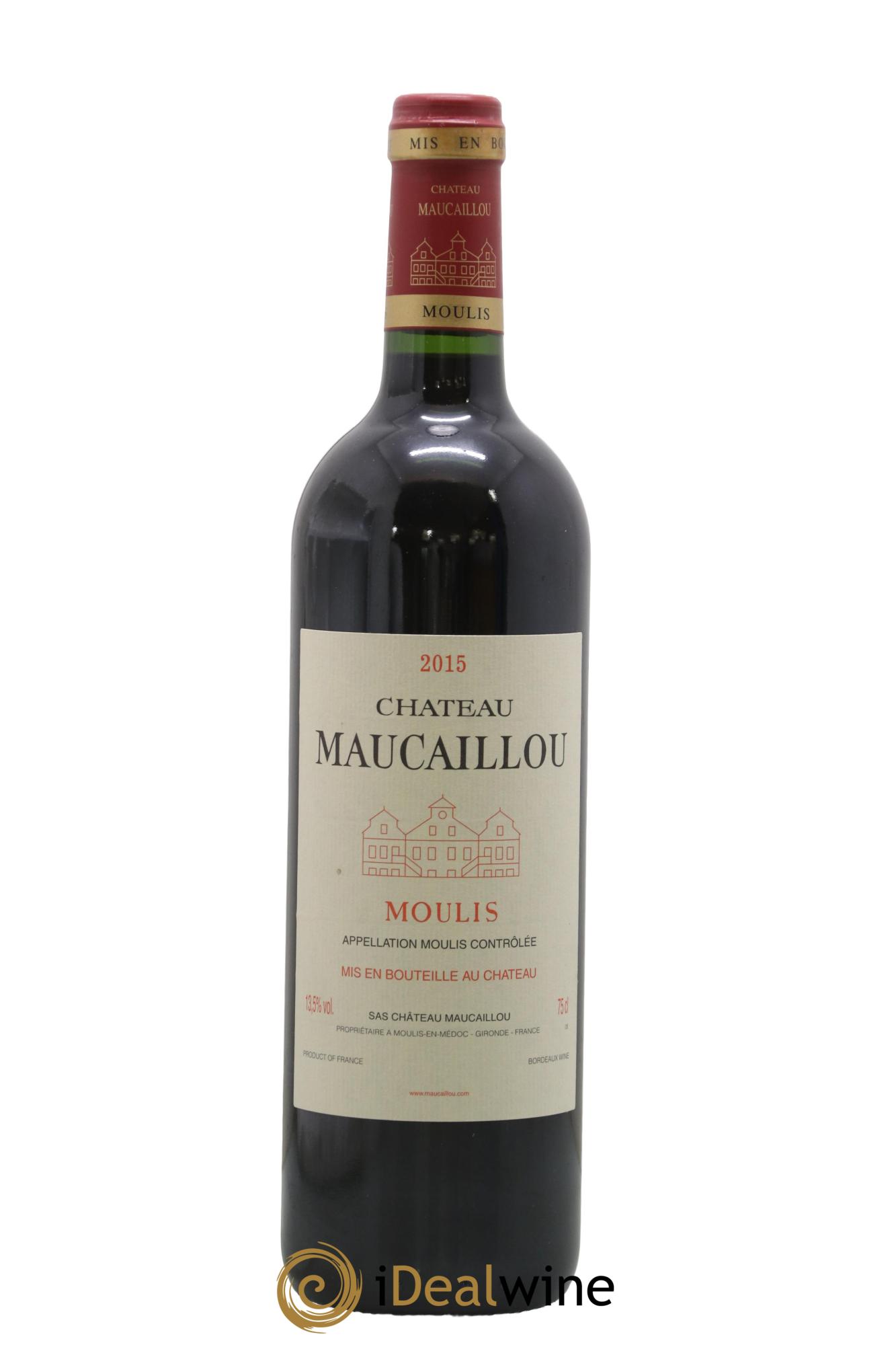Château Maucaillou 2015 - Lot de 1 bouteille - 0