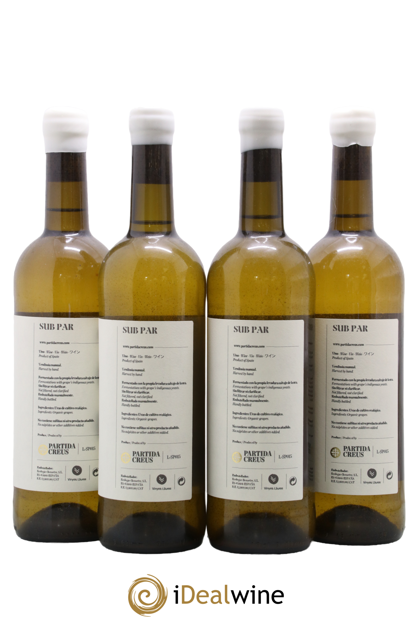 Espagne Vino de Espana SP Subirat Parent Partida Creus 2015 - Lot of 4 bottles - 1