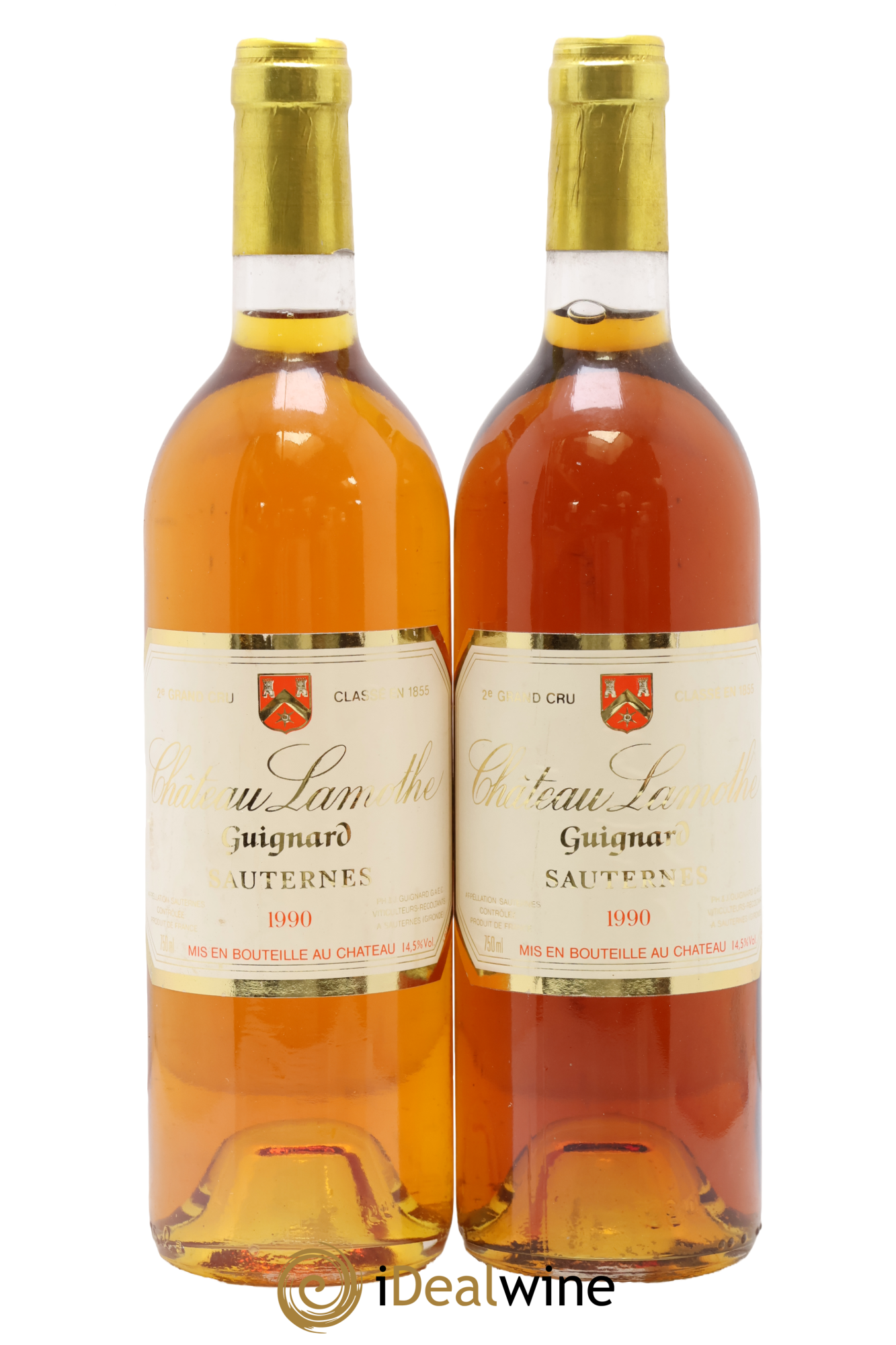 Château Lamothe 2ème Grand Cru Classé 1990 - Lot de 2 bouteilles - 0