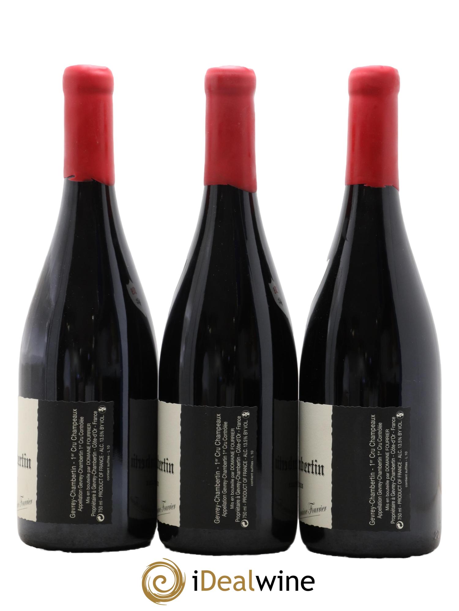 Gevrey-Chambertin 1er Cru Les Champeaux Vieilles Vignes Fourrier (Domaine) 2019 - Lot de 3 bouteilles - 1